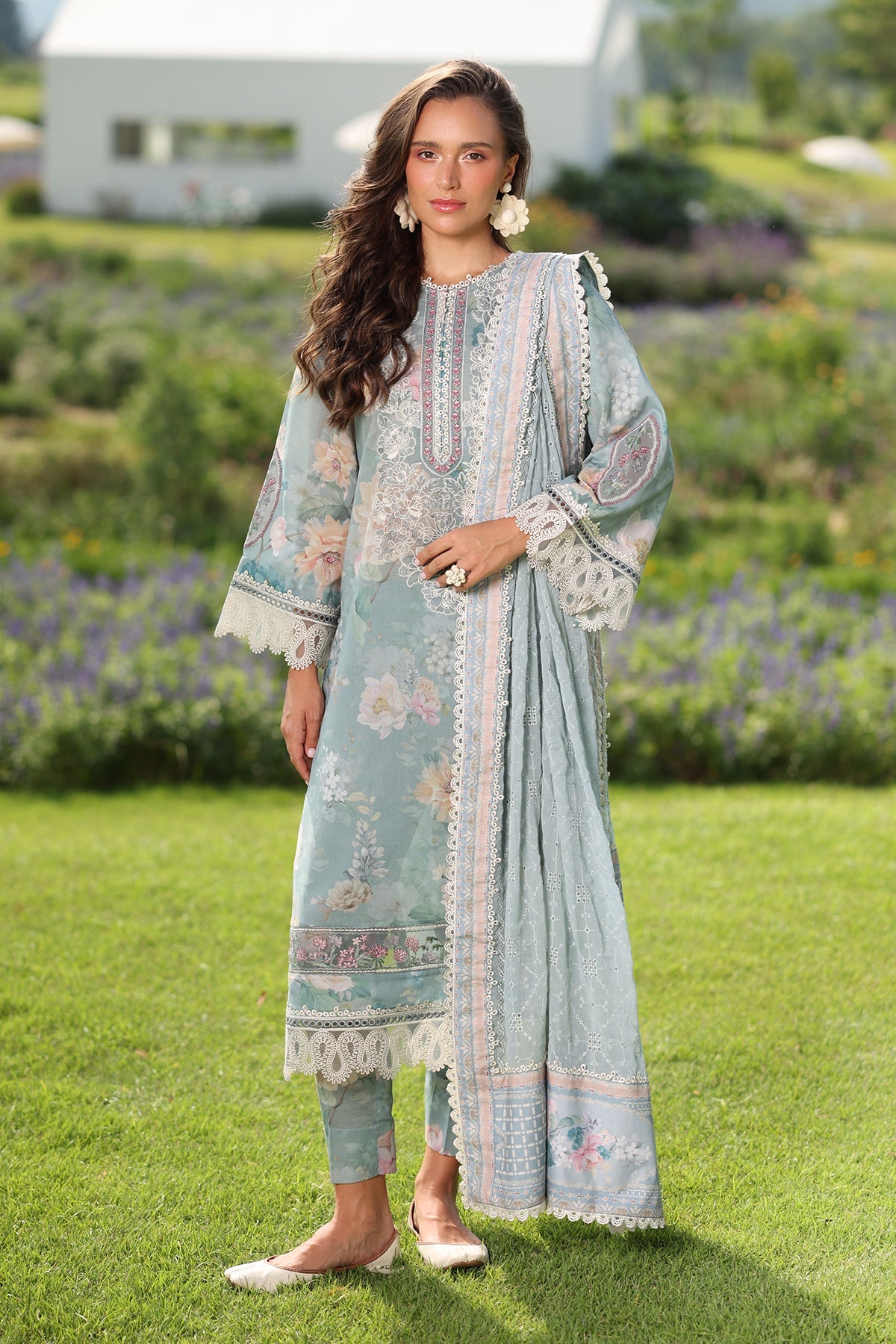EMBROIDERED LAWN UF-4224