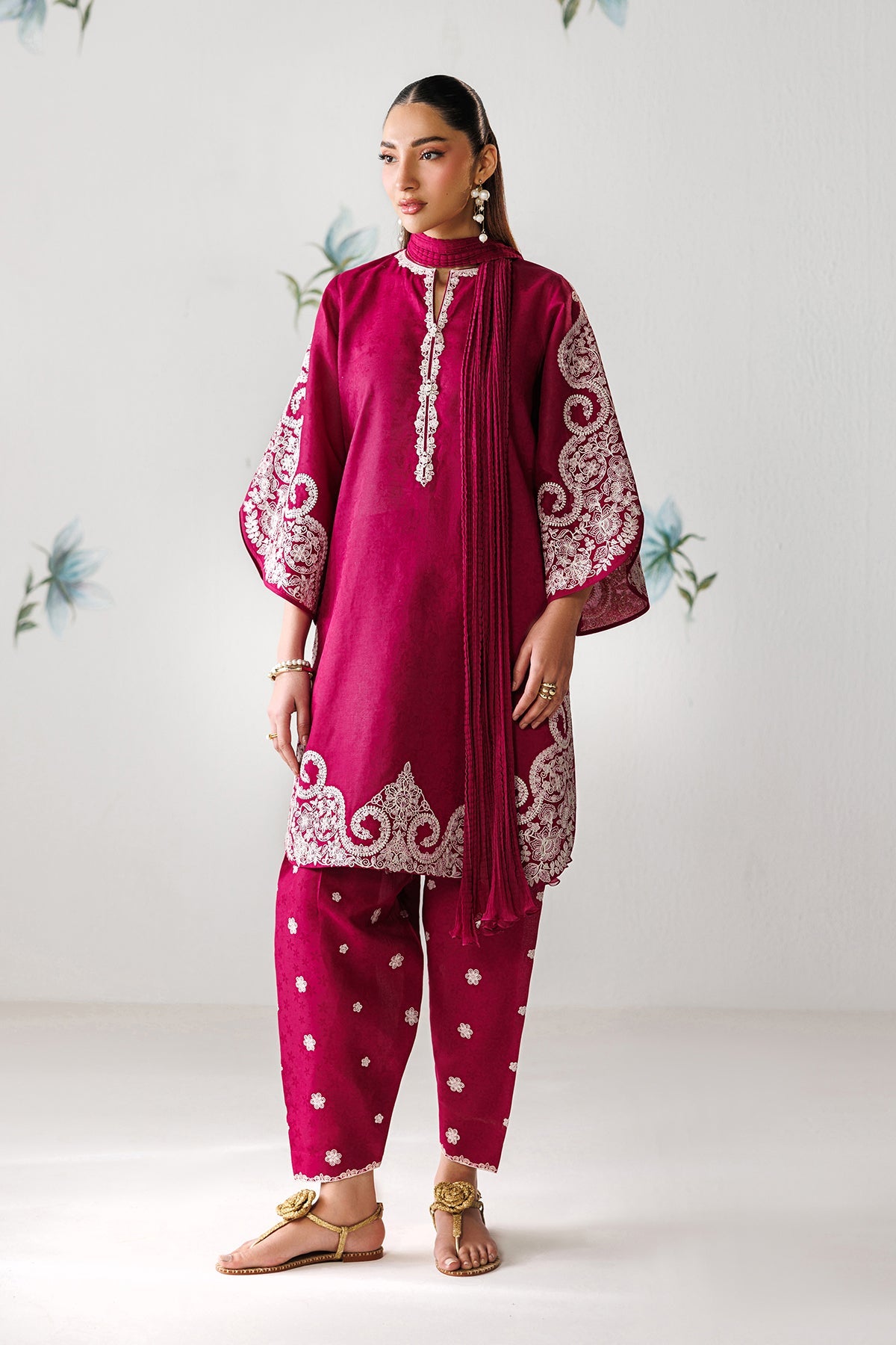 EMBROIDERED JACQUARD PR-1253