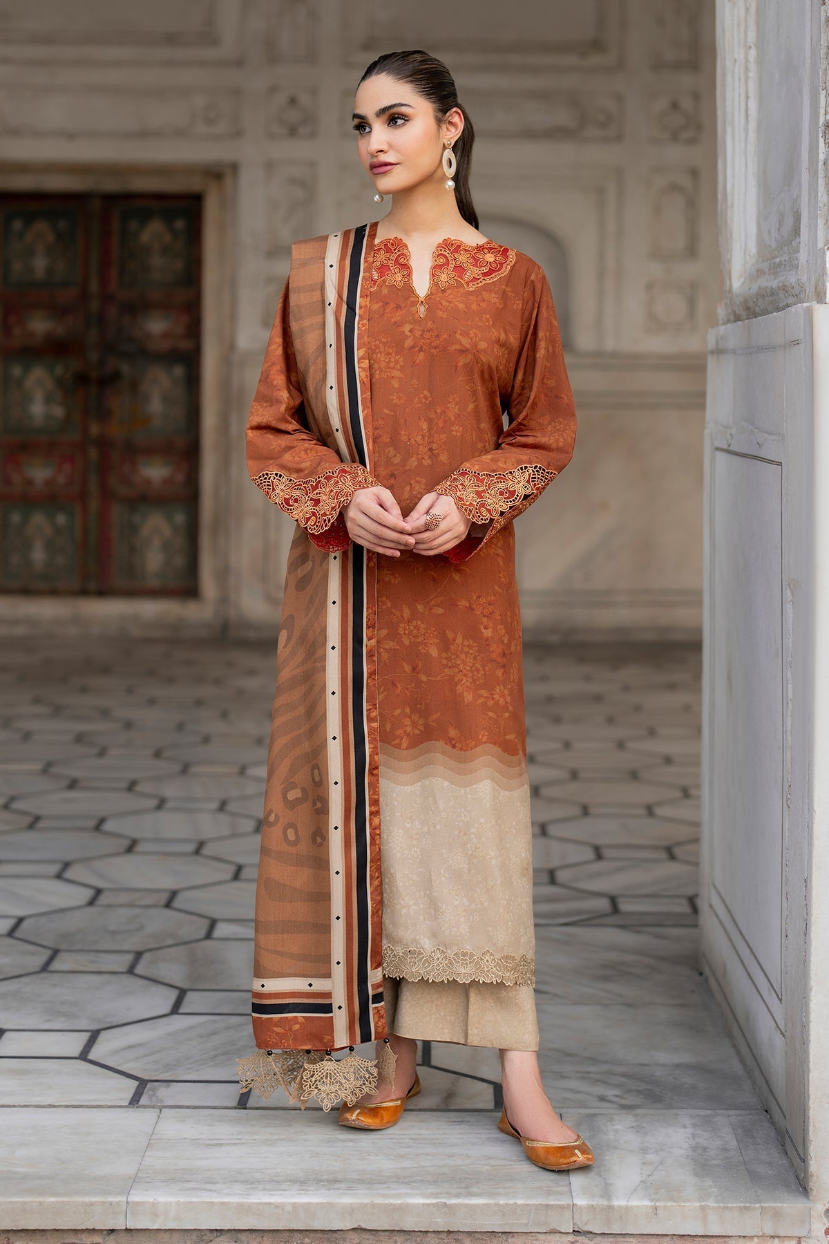 EMBROIDERED KHADDAR SF-720