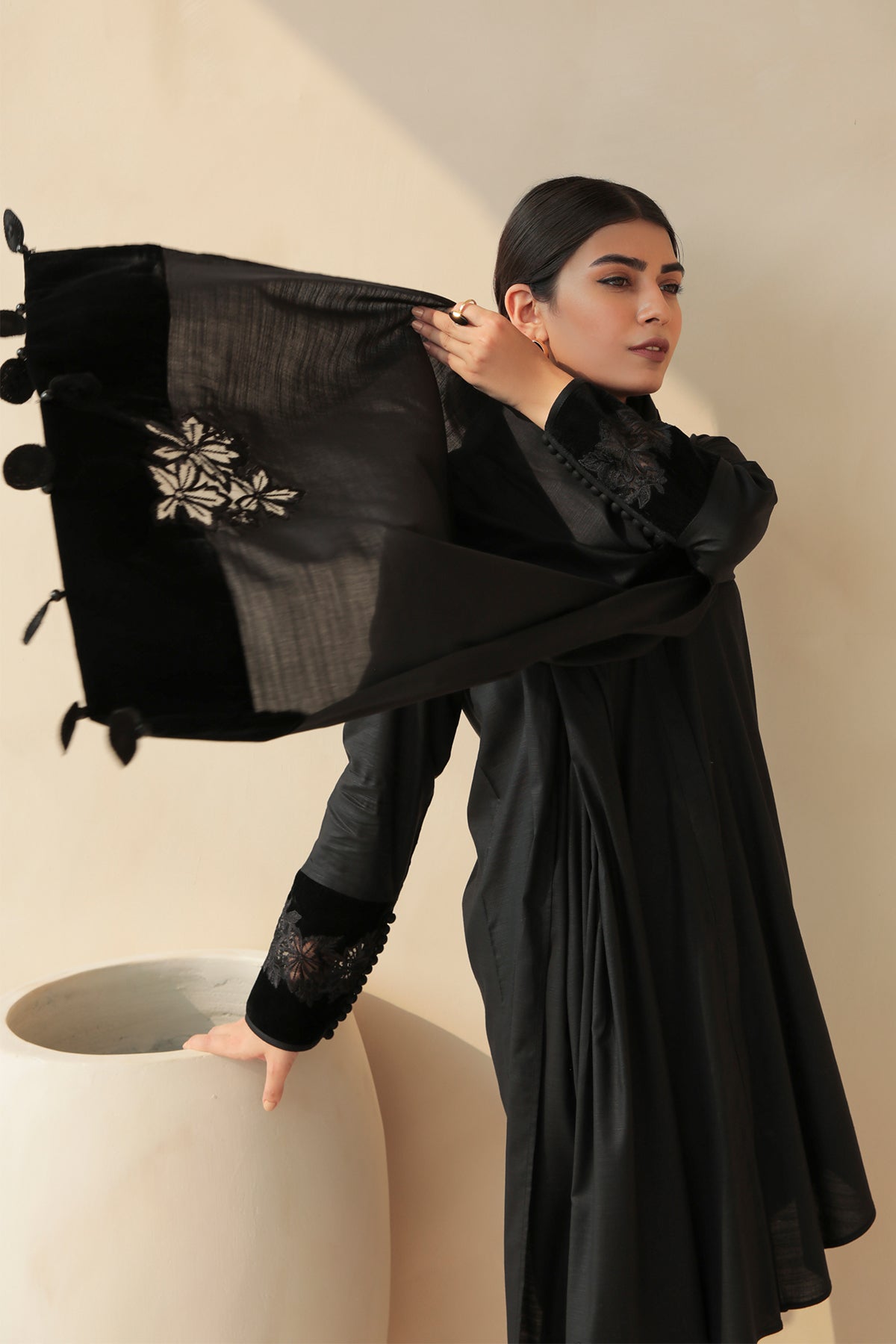 EMBROIDERED SLUB KHADDAR PR-714