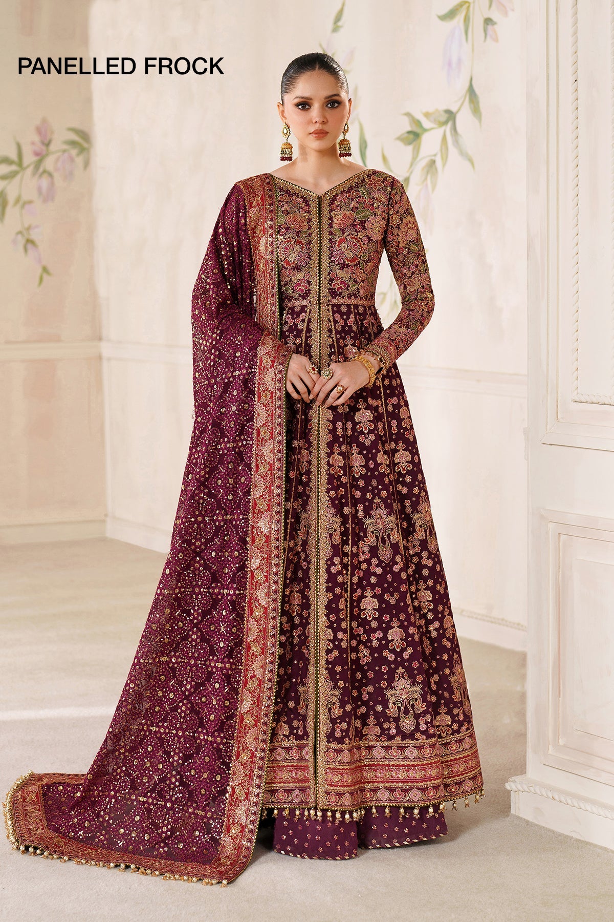 EMBROIDERED CHIFFON CH14-05 UNSTITCHED