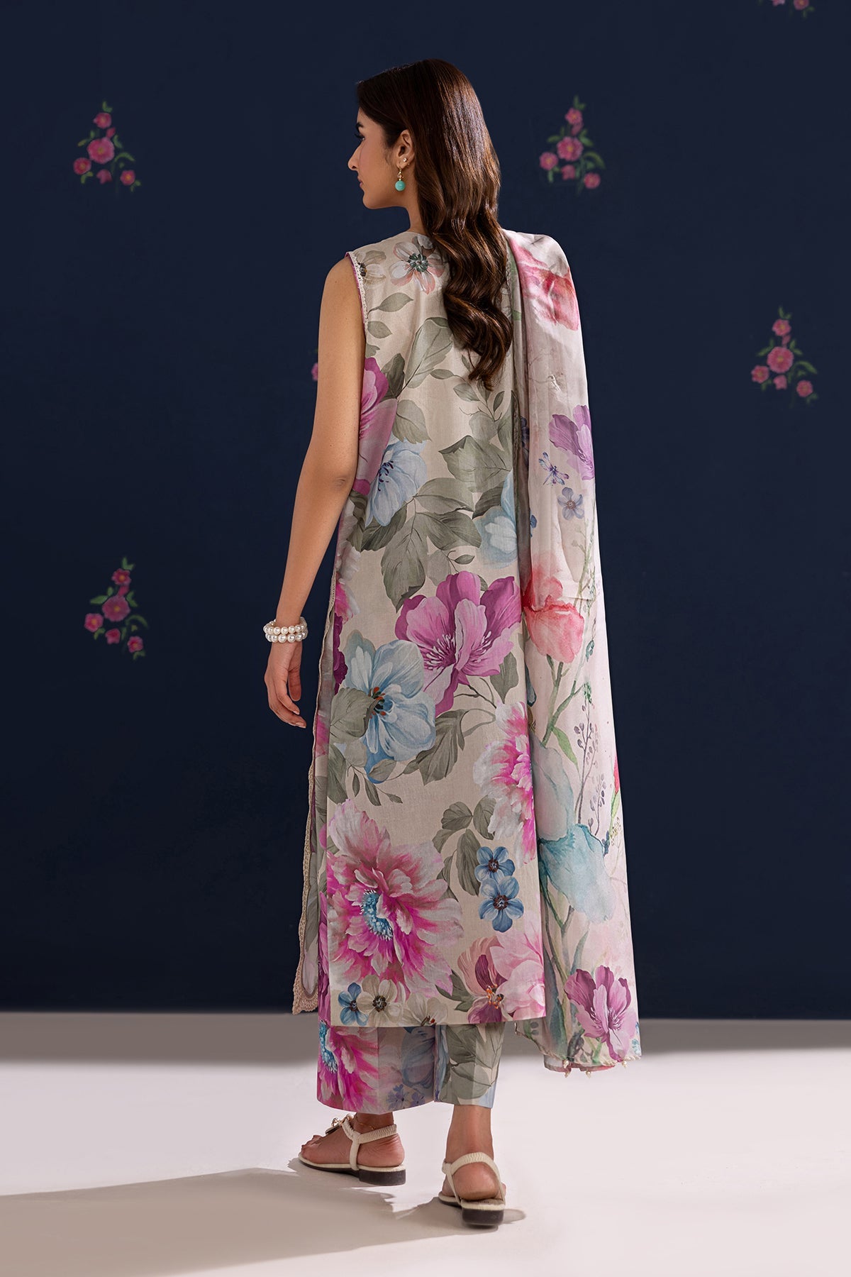 EMBROIDERED LAWN SF-4458