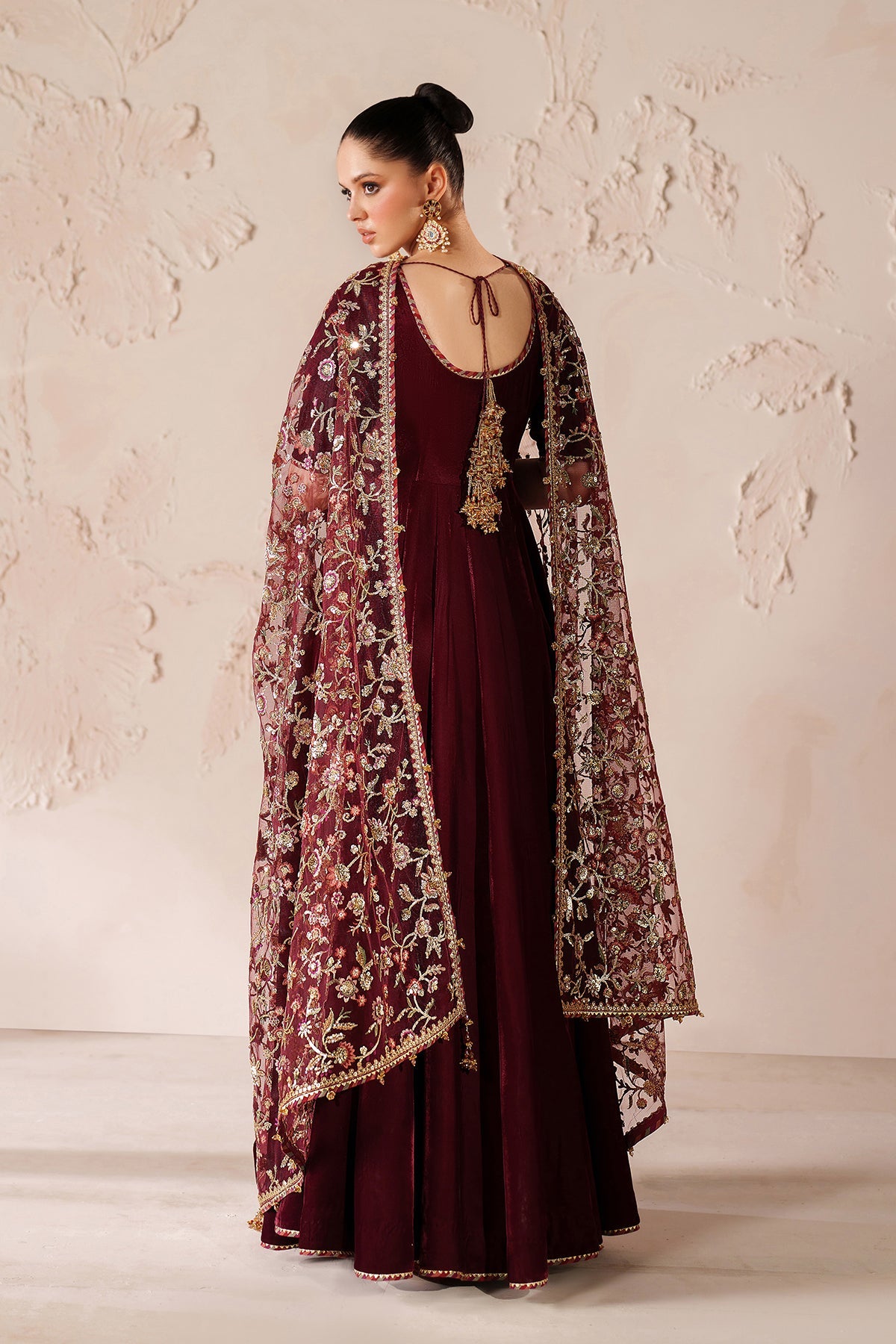 EMBROIDERED VELVET PR-1211