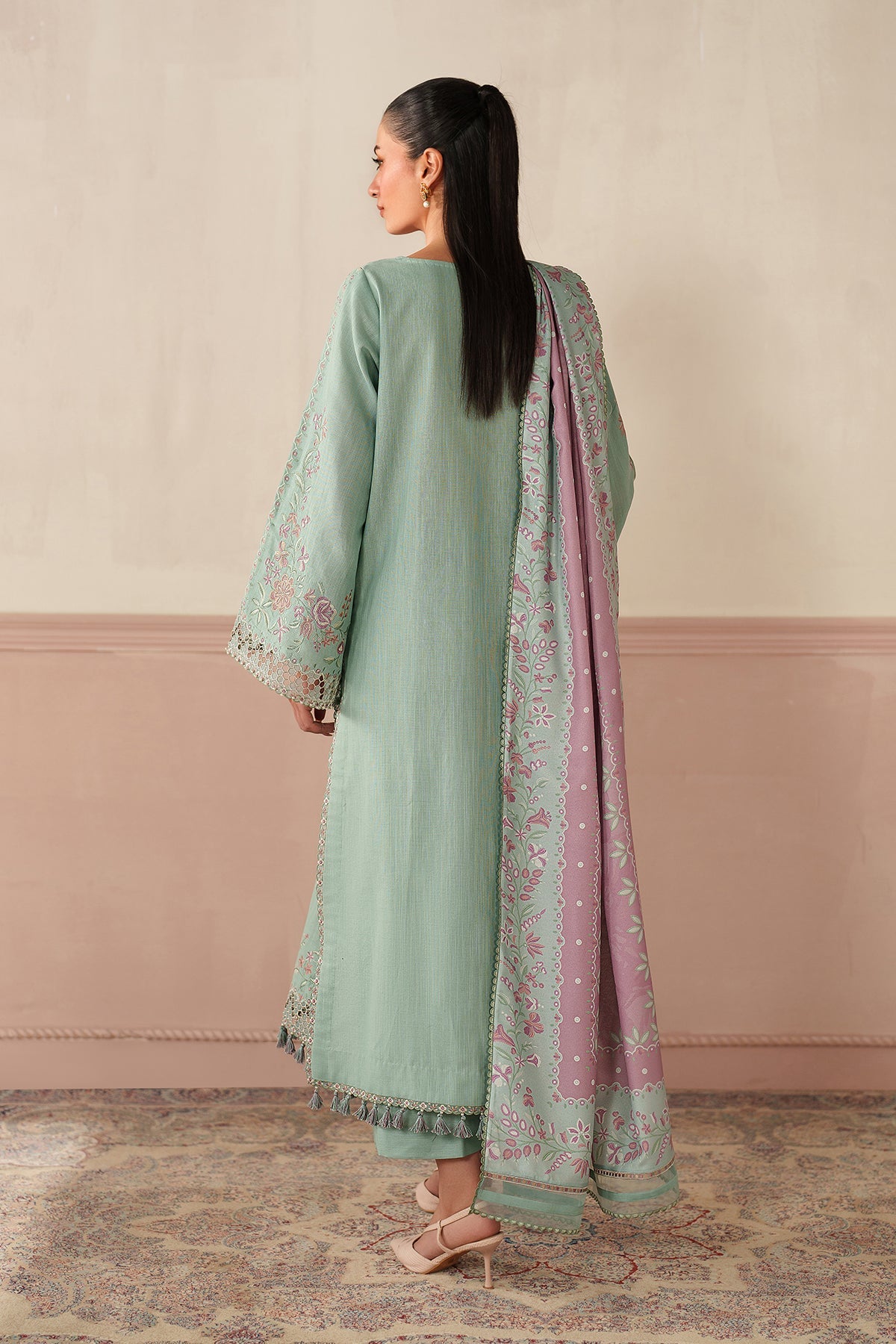 EMBROIDERED KHADDAR SF-4355