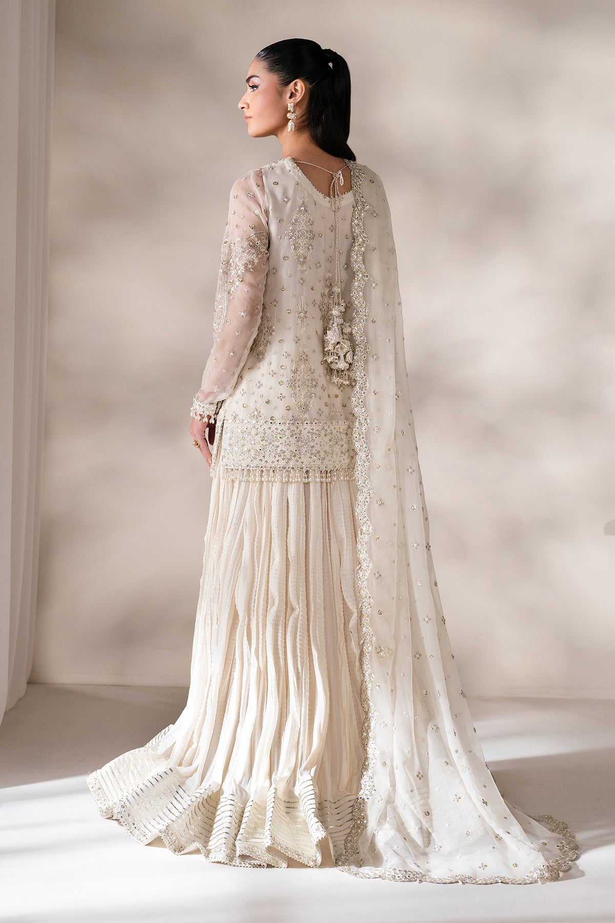 EMBROIDERED CHIFFON SF-4140