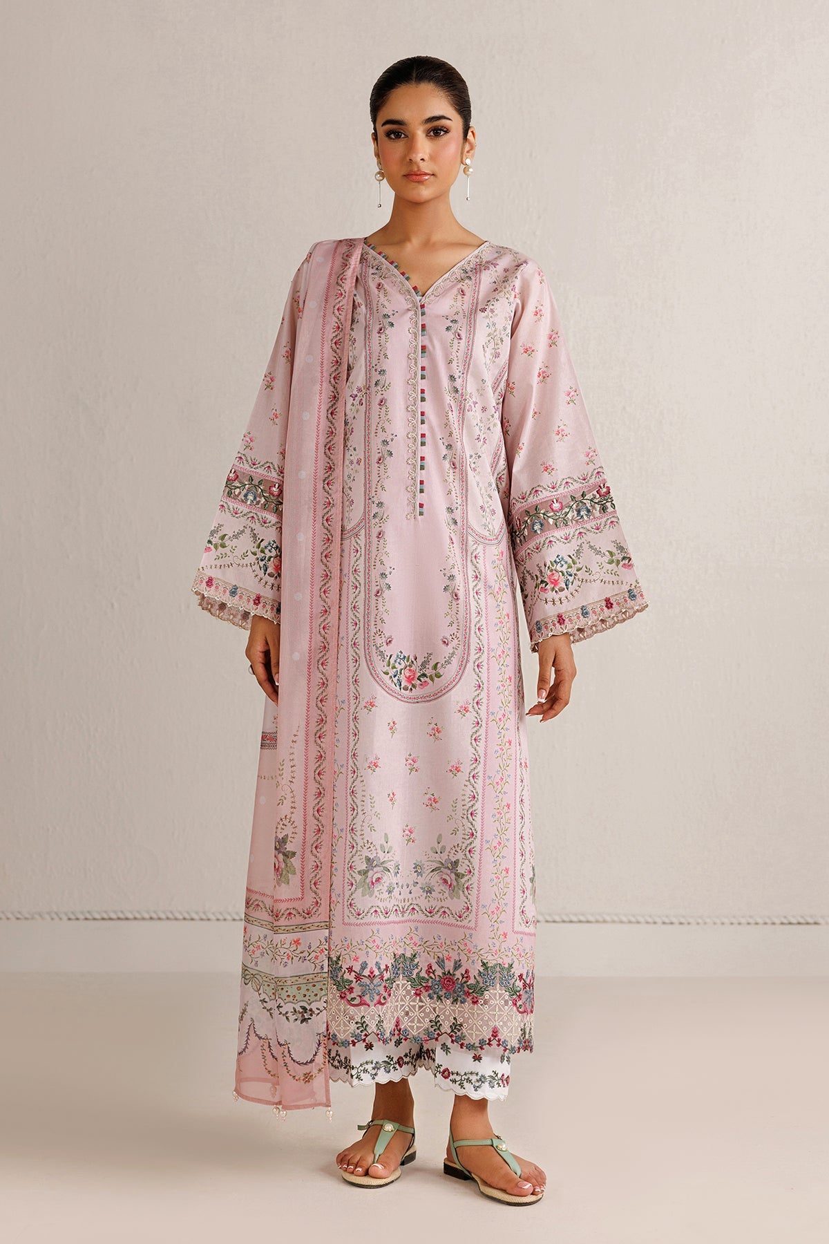 EMBROIDERED LAWN UF-4513