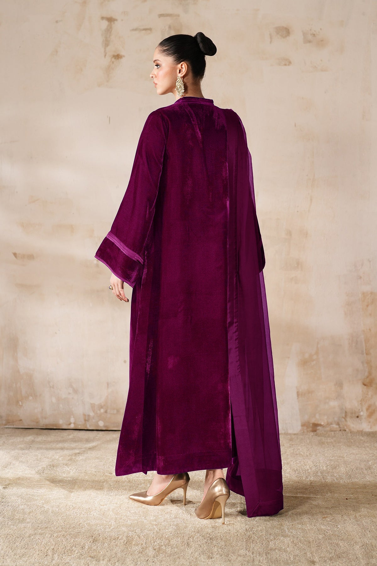 SOLID VELVET SUIT EN-1230