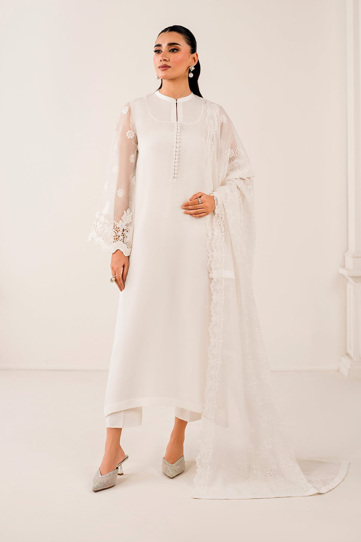 EMBROIDERED CHIFFON DUPATTA 73