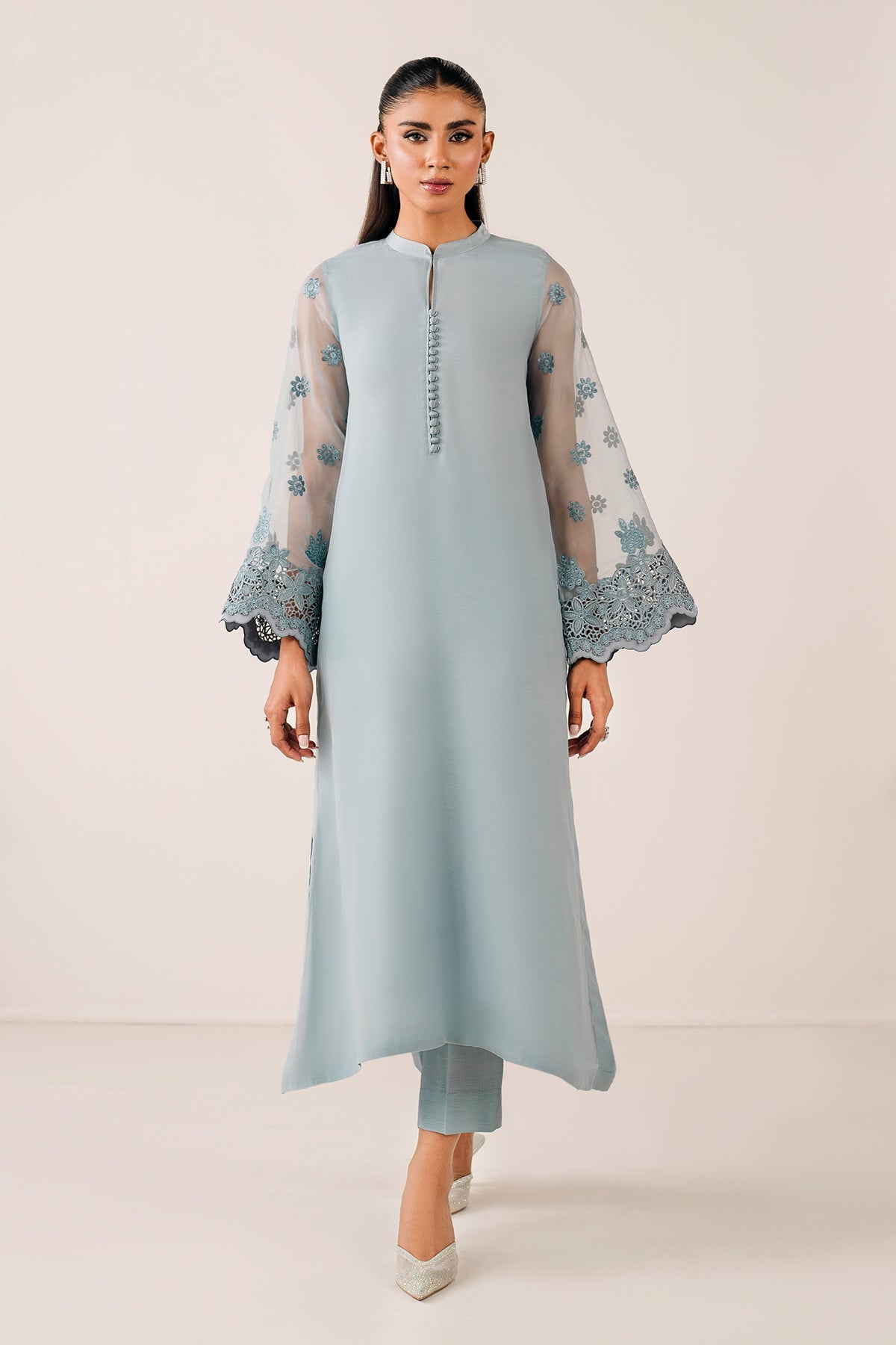 EMBROIDERED CHIFFON PR-1132