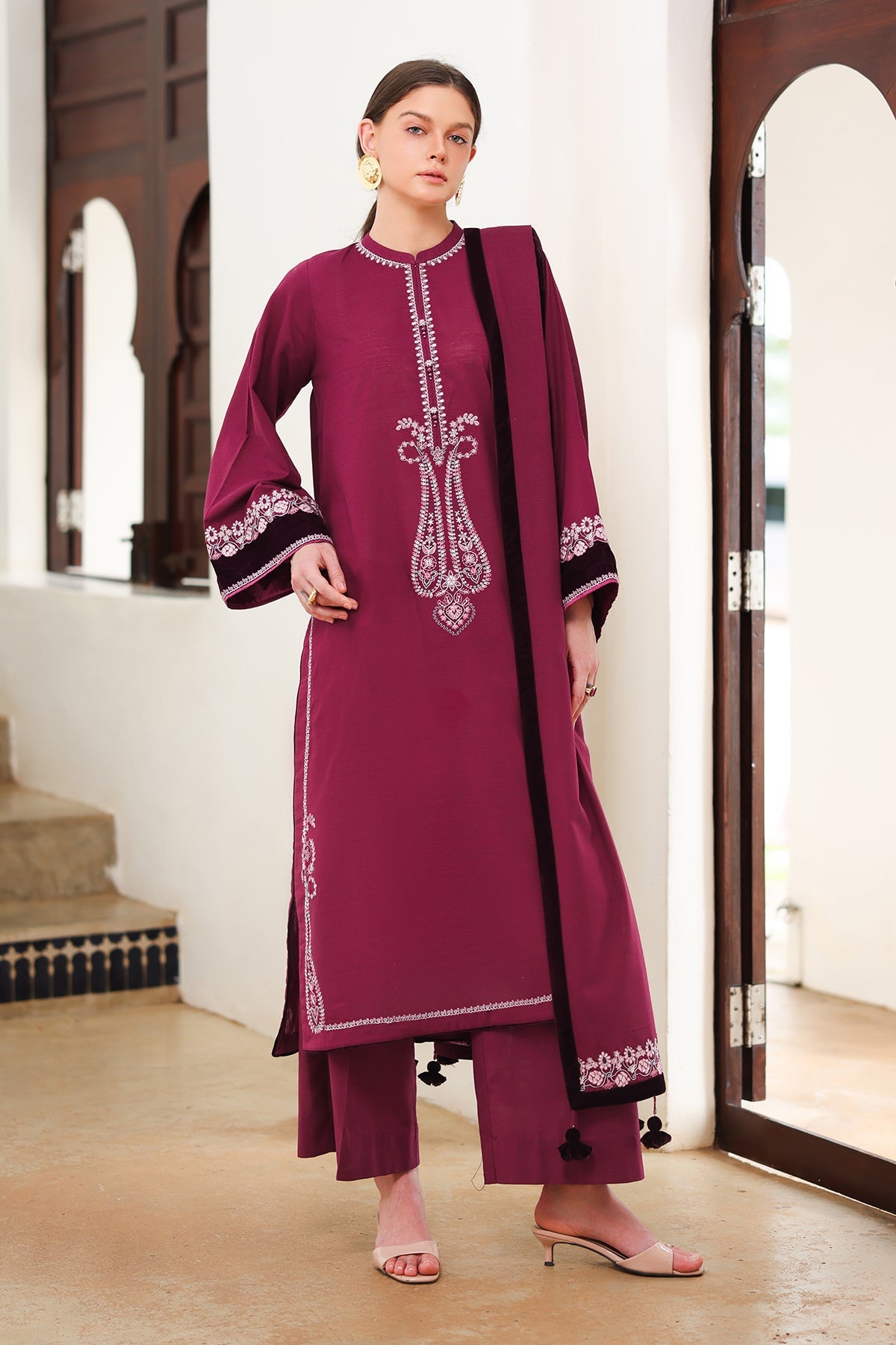 EMBROIDERED KHADDAR PR-1420