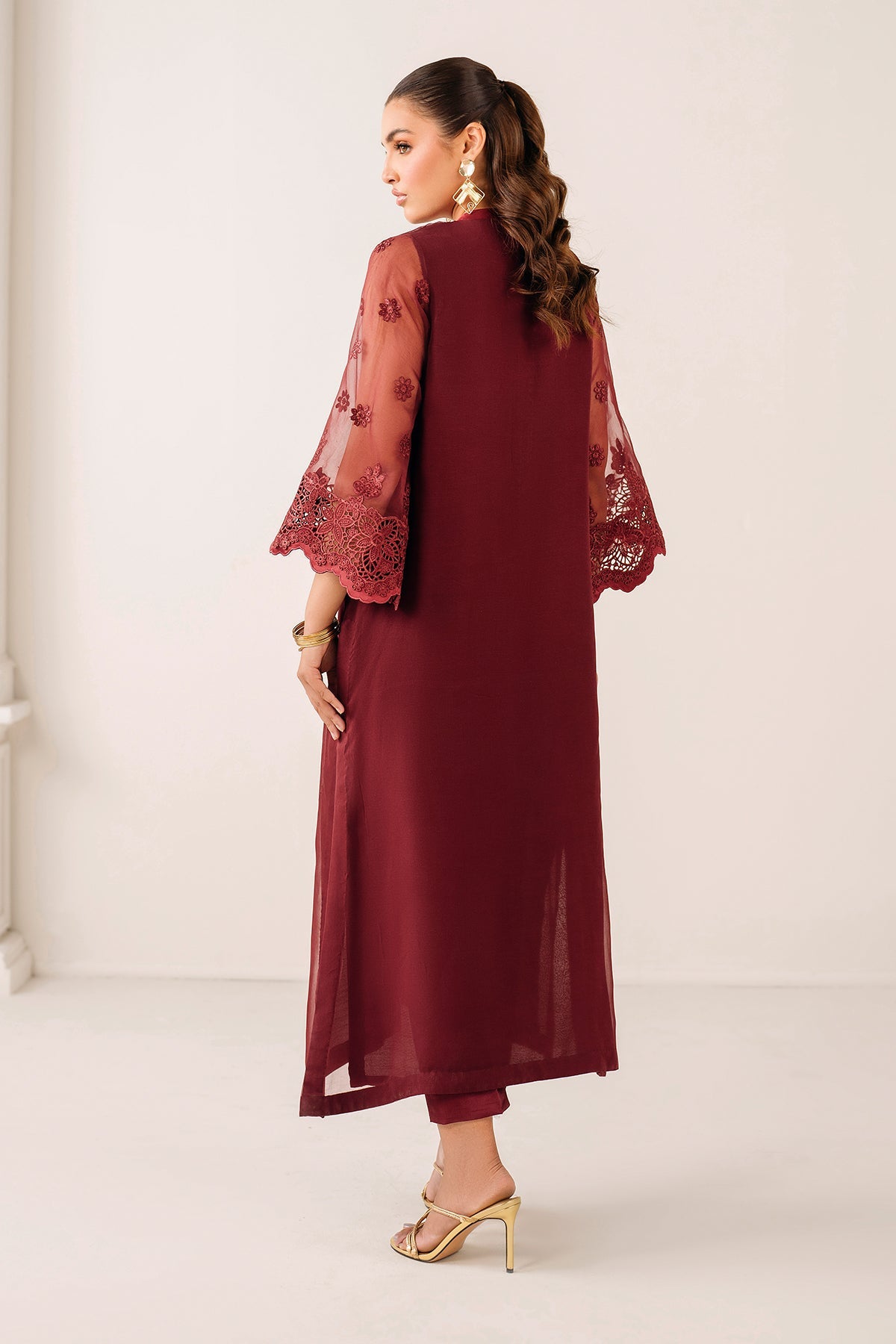 EMBROIDERED CHIFFON PR-1133