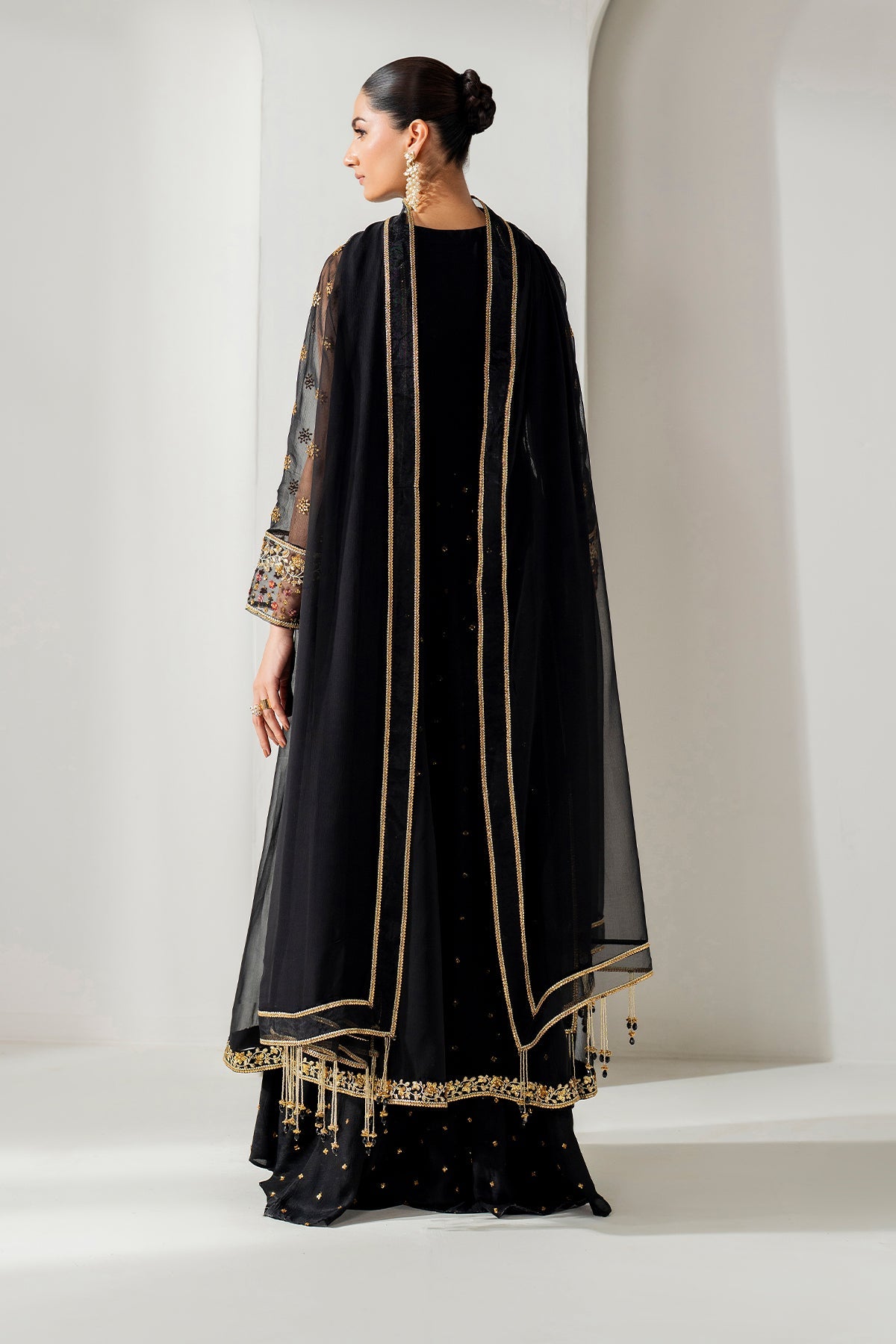 EMBROIDERED CHIFFON PR-1164