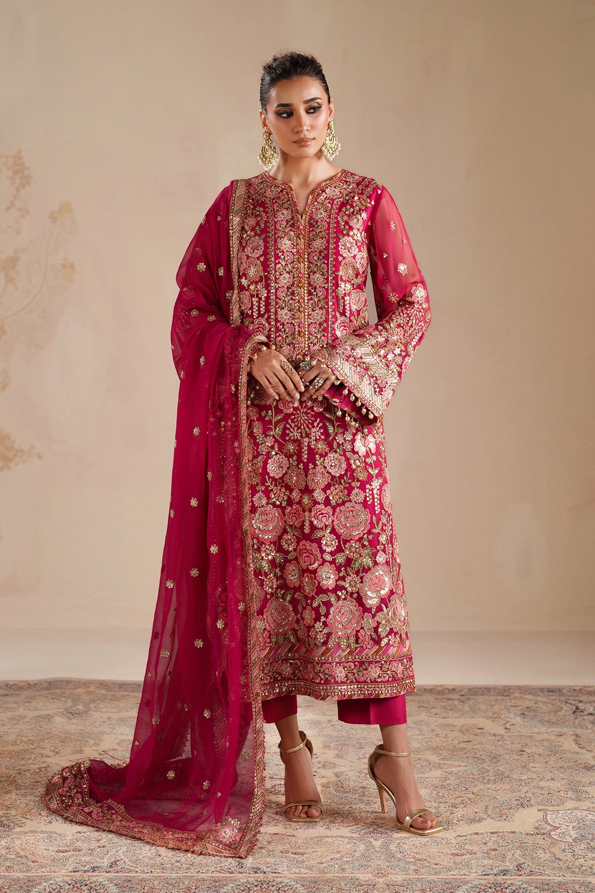 EMBROIDERED CHIFFON SF-4363
