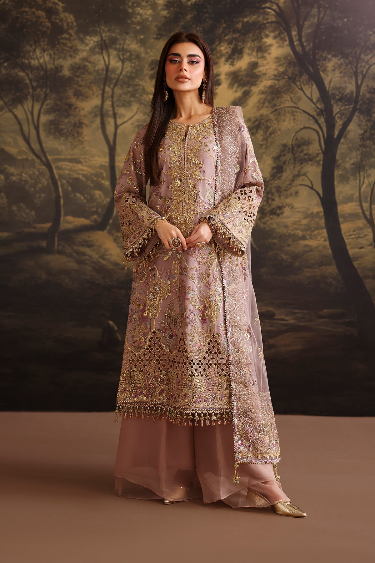 EMBROIDERED NET SF-4378