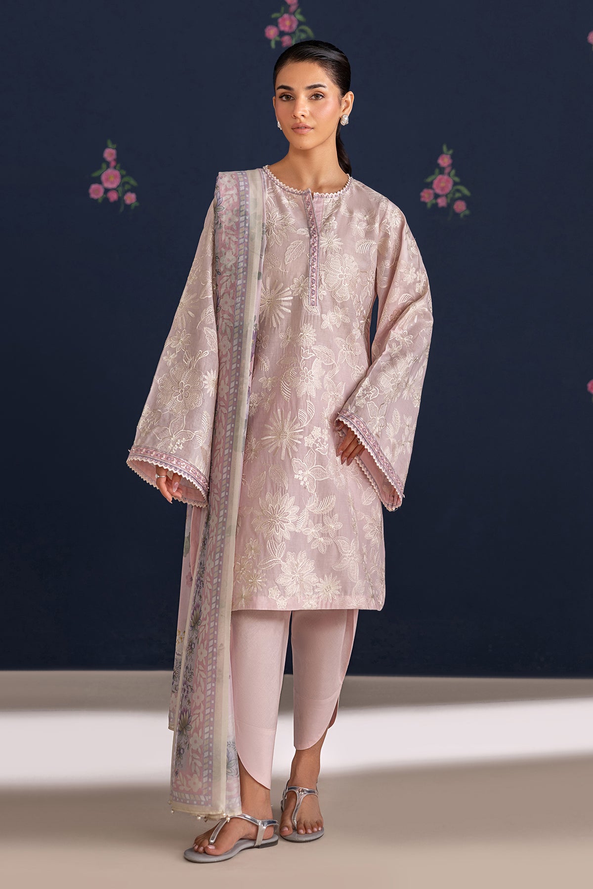EMBROIDERED LAWN SF-4468