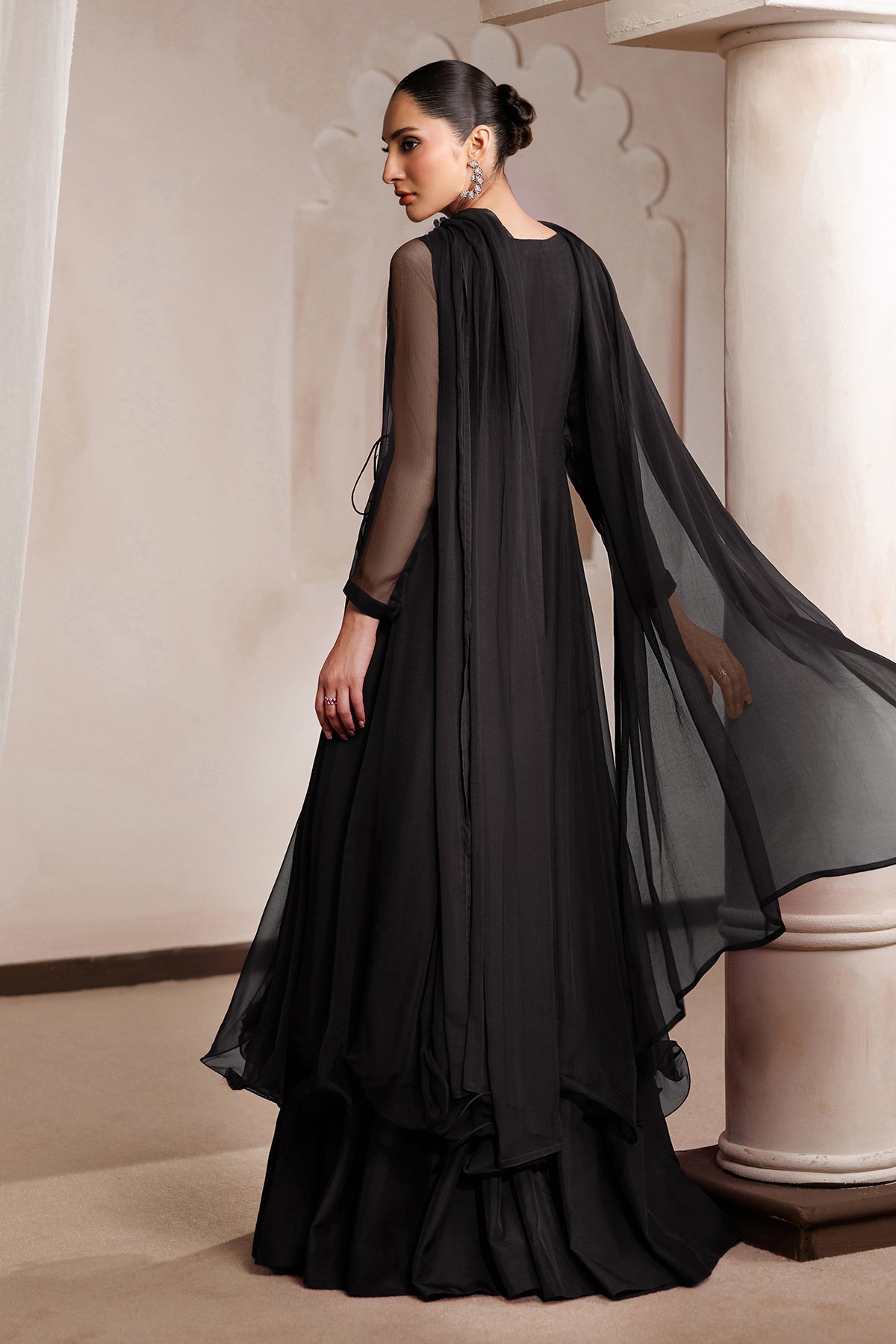 PLAIN CHIFFON FROCK PR-1399