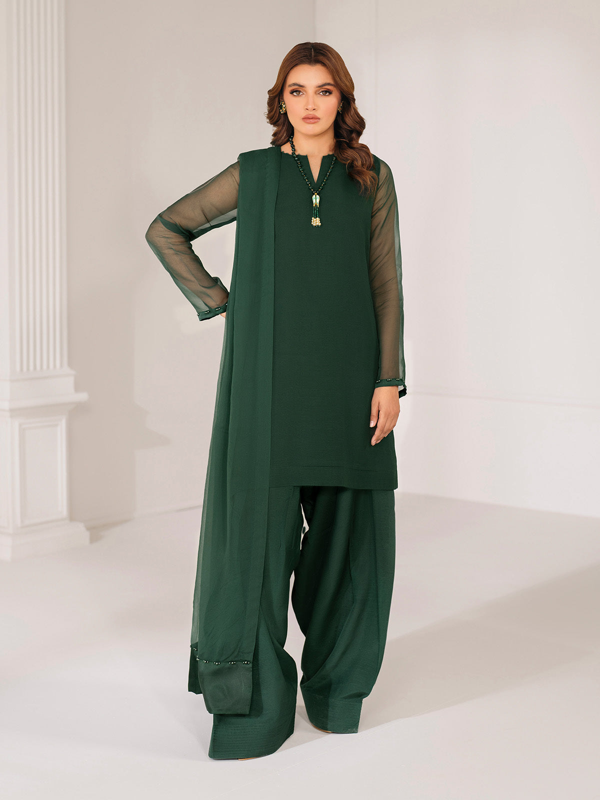 PLAIN CHIFFON DUPATTA 57