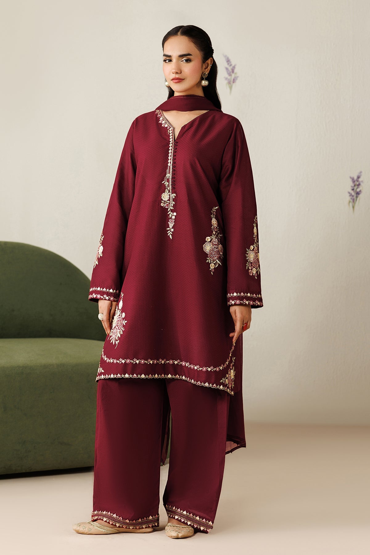 EMBROIDERED JACQUARD PR-1263