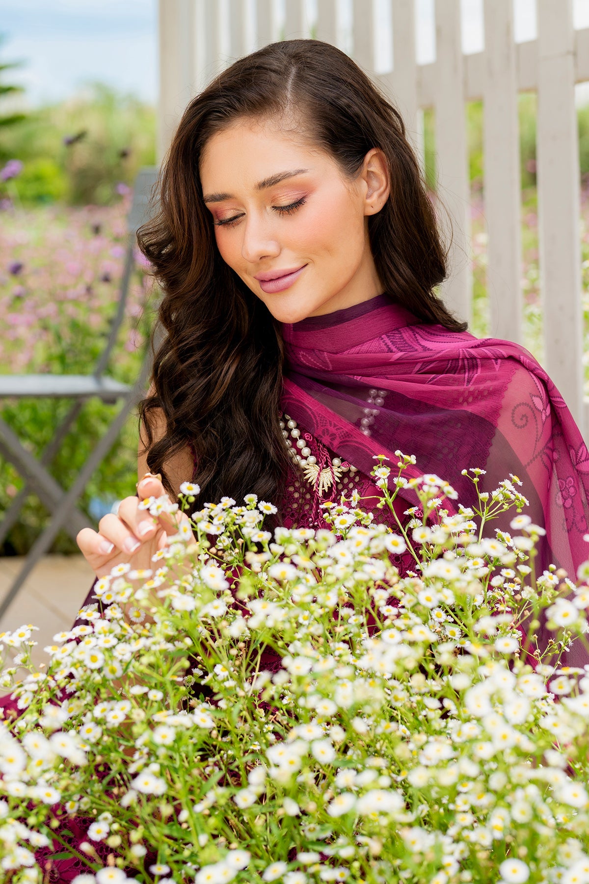 EMBROIDERED LAWN SF-4212