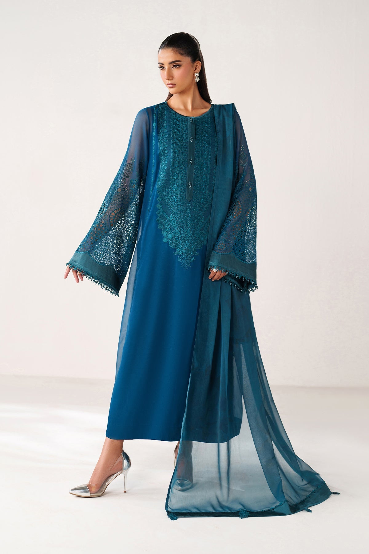 EMBROIDERED CHIFFON PR-1241