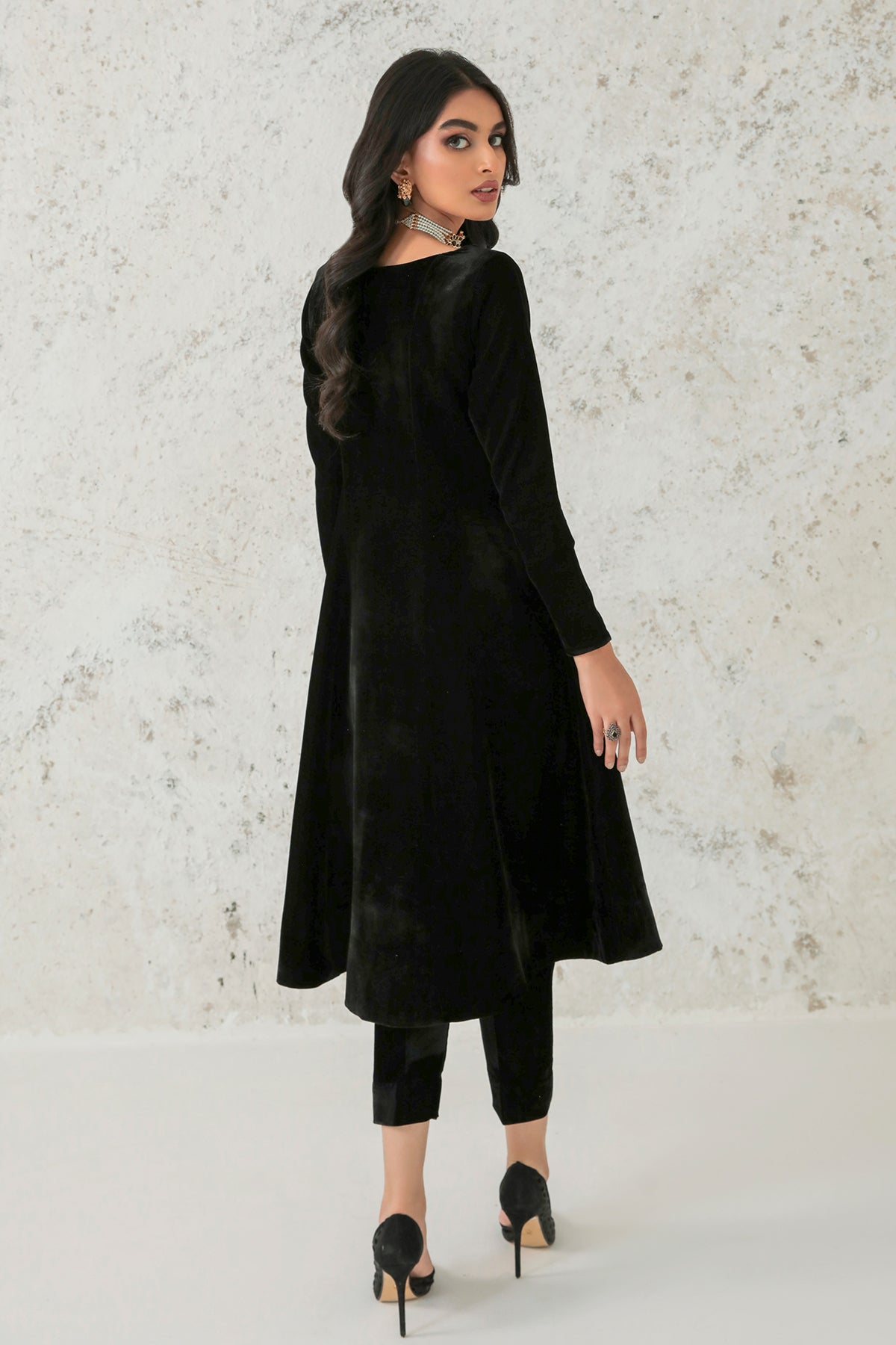 SOLID VELVET SUIT PR-701