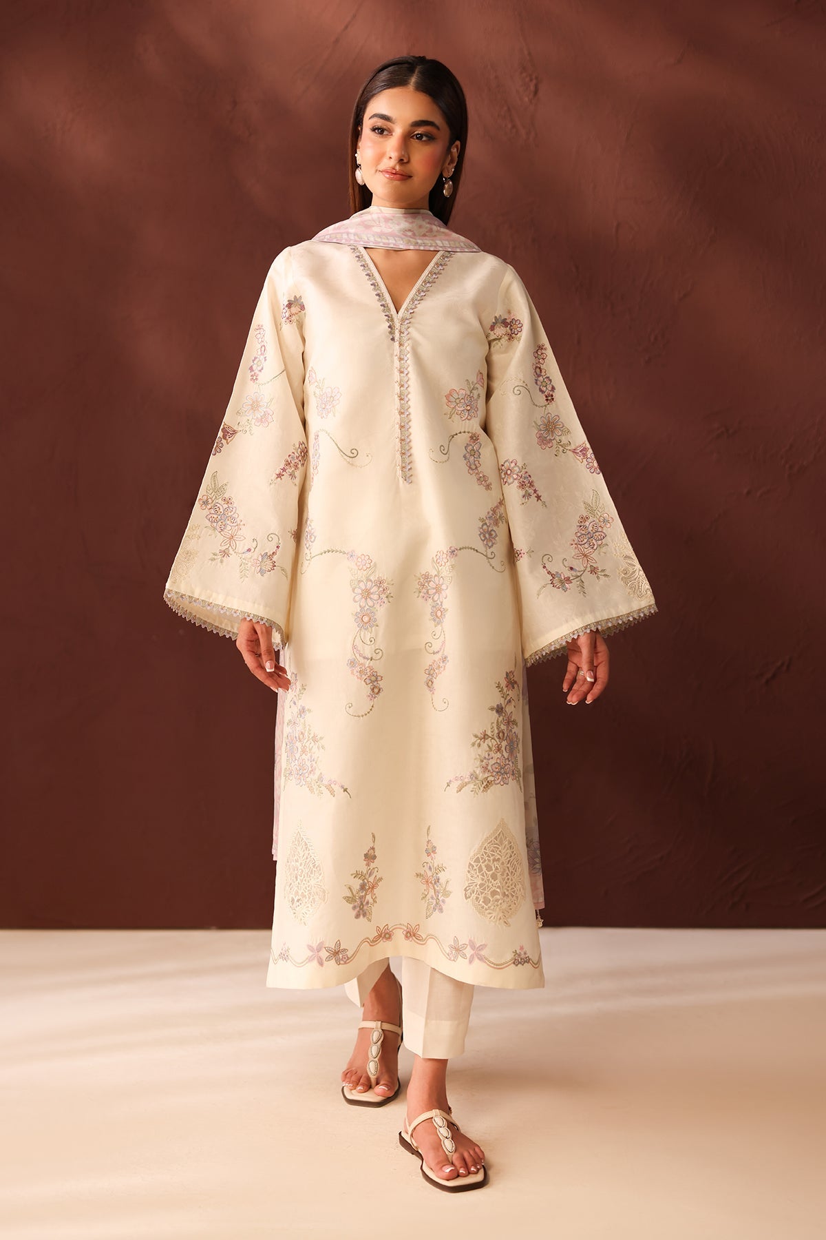 EMBROIDERED SELF JACQUARD SF-4481