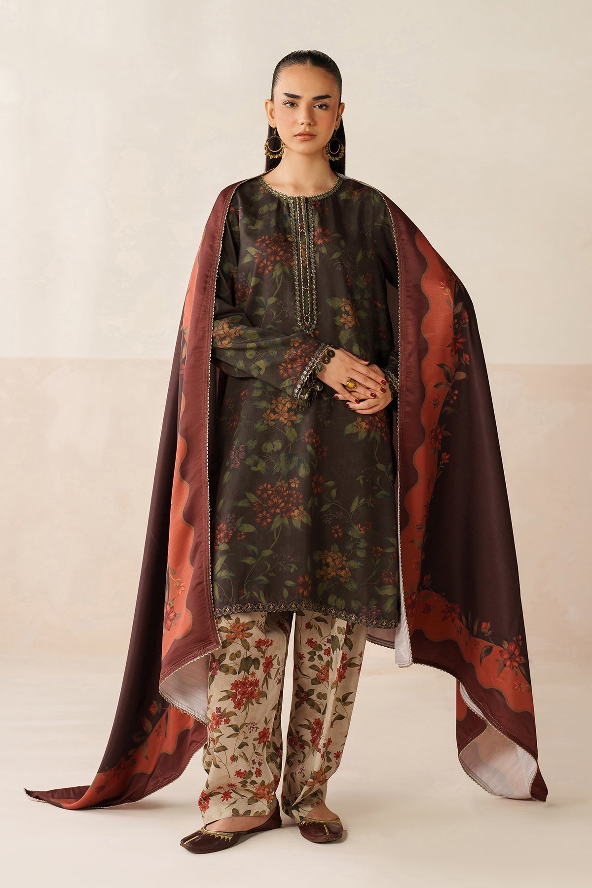 EMBROIDERED VISCOSE SILK SF-4279