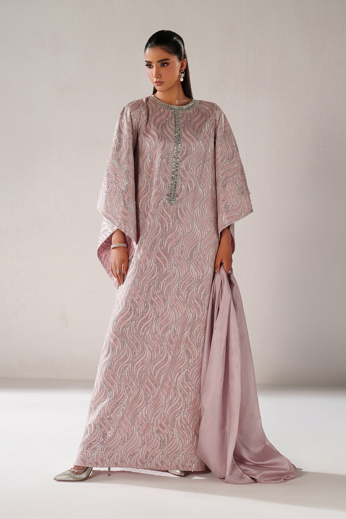 EMBROIDERED CHIFFON PR-1244