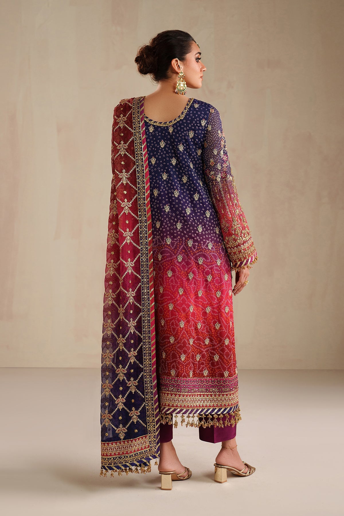 EMBROIDERED CHIFFON UF-4369