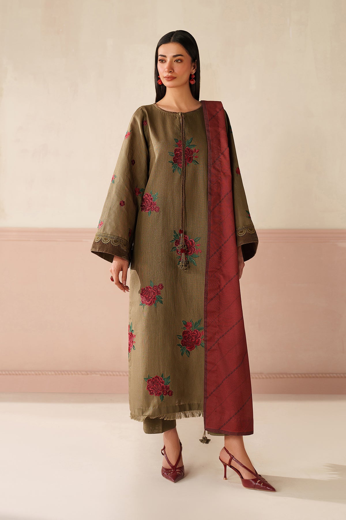 EMBROIDERED KHADDAR PR-1236
