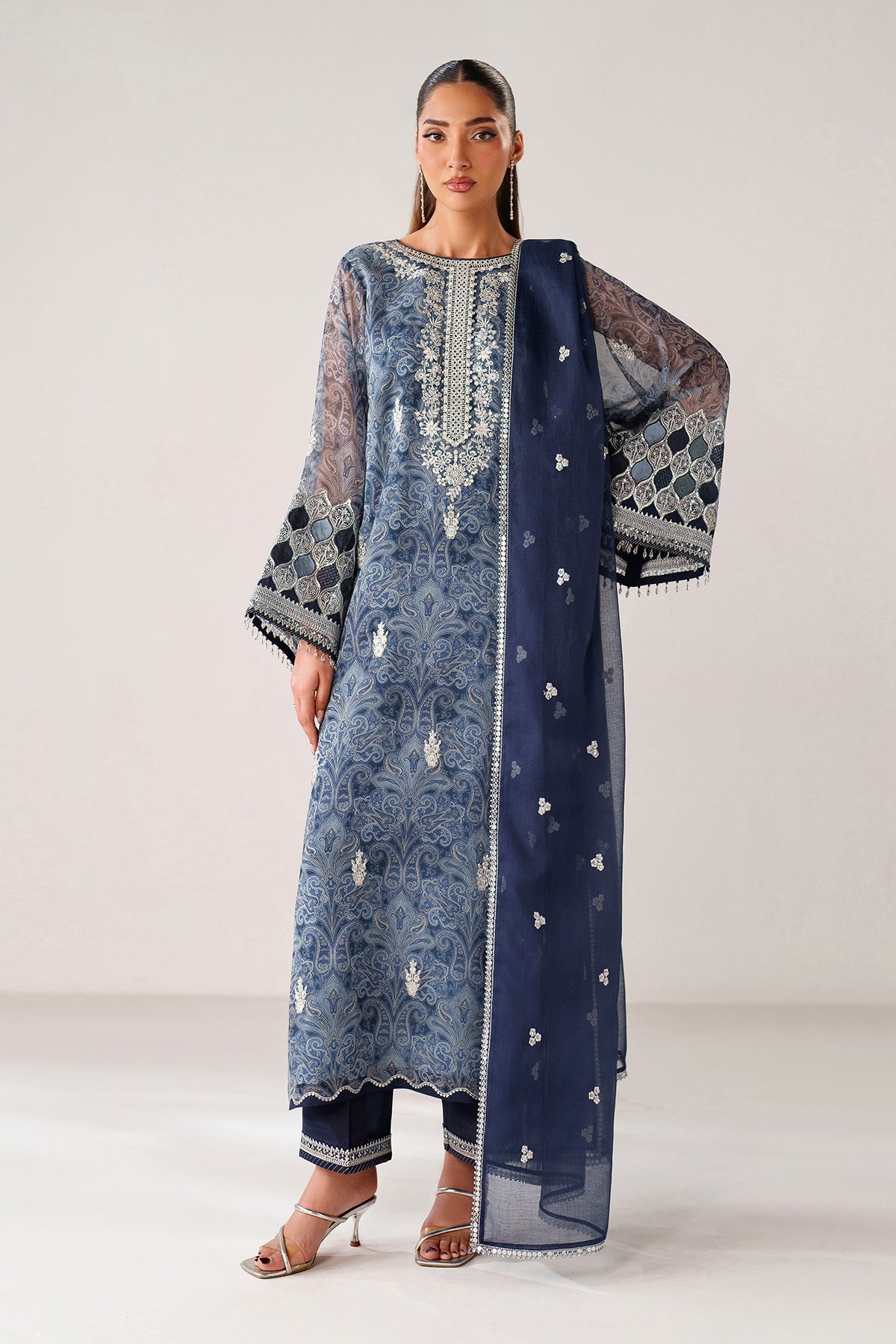 EMBROIDERED CHIFFON SF-4387