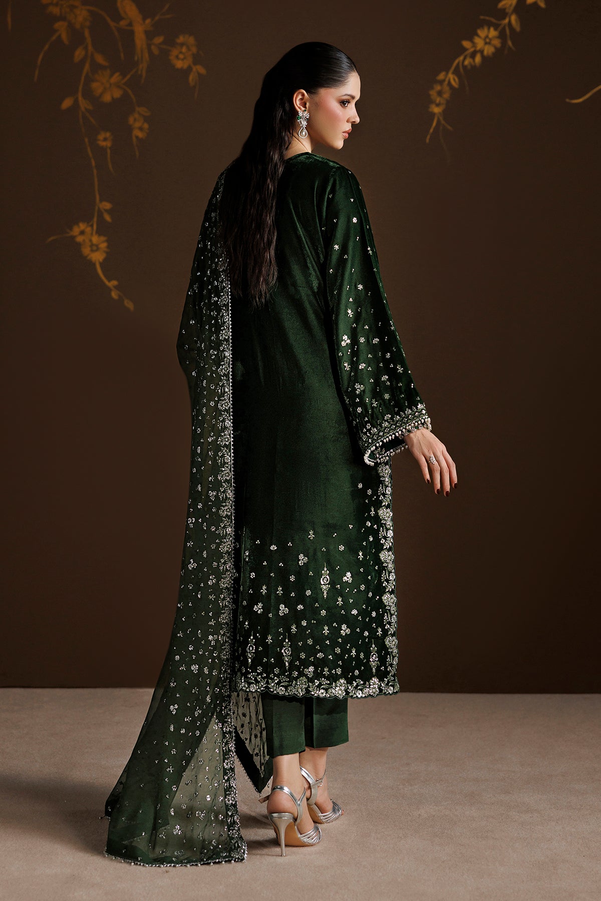 EMBROIDERED VELVET SF-4545