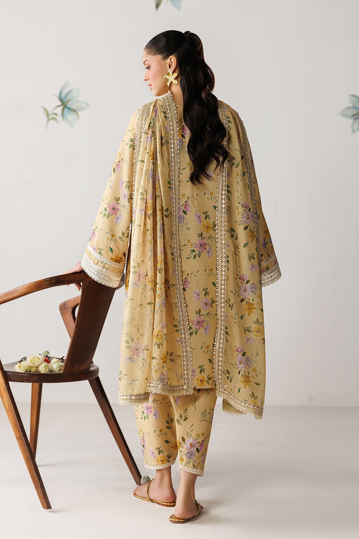 EMBROIDERED LAWN UF-4416