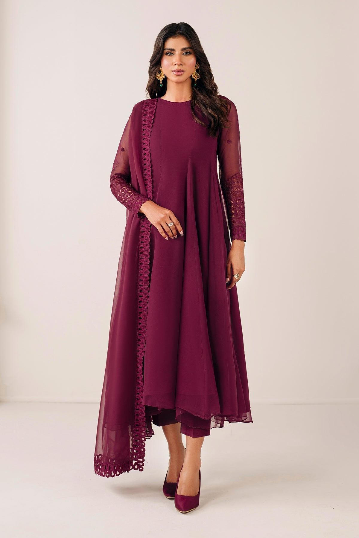 EMBROIDERED CHIFFON DUPATTA 65