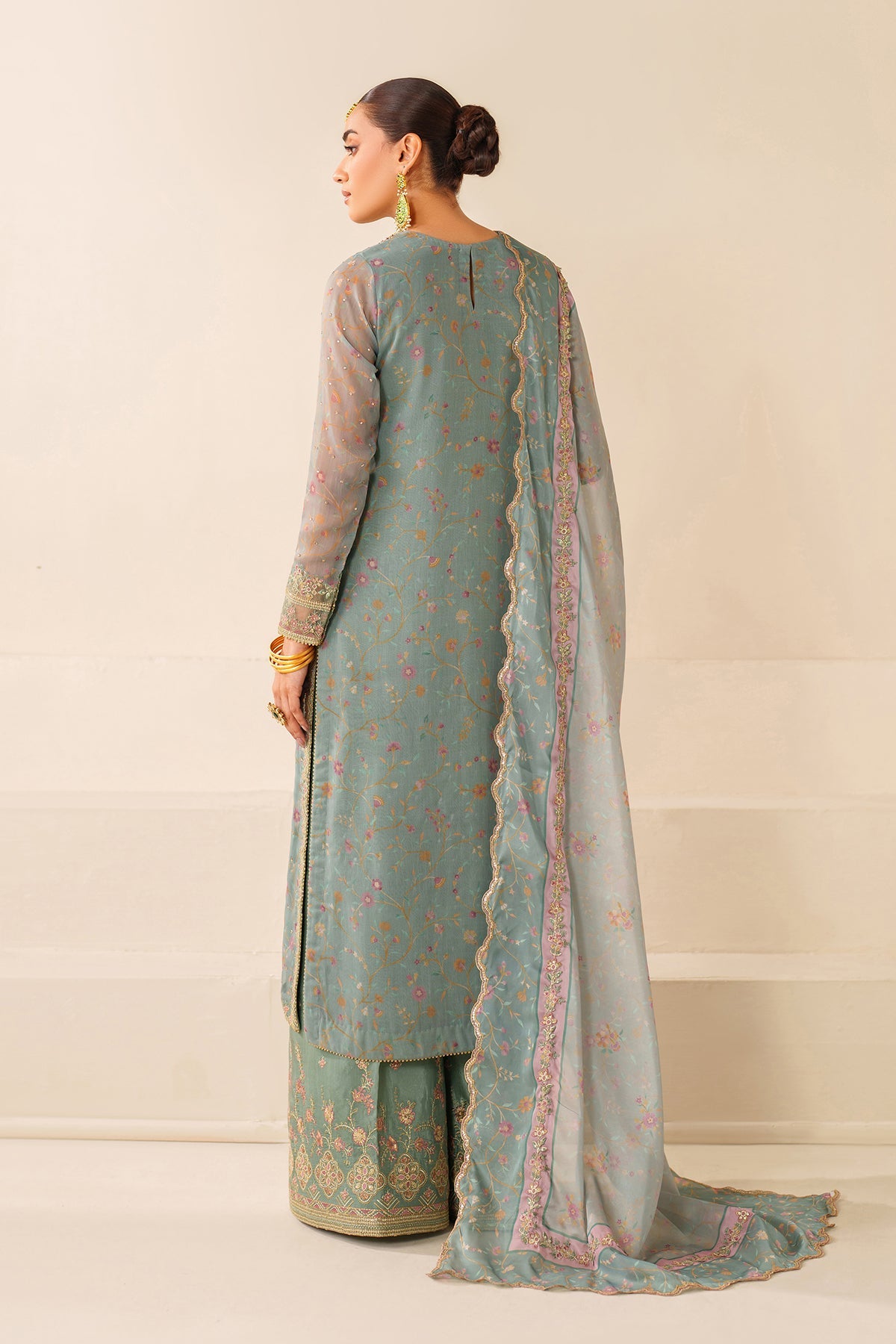 EMBROIDERED CHIFFON UF-4278