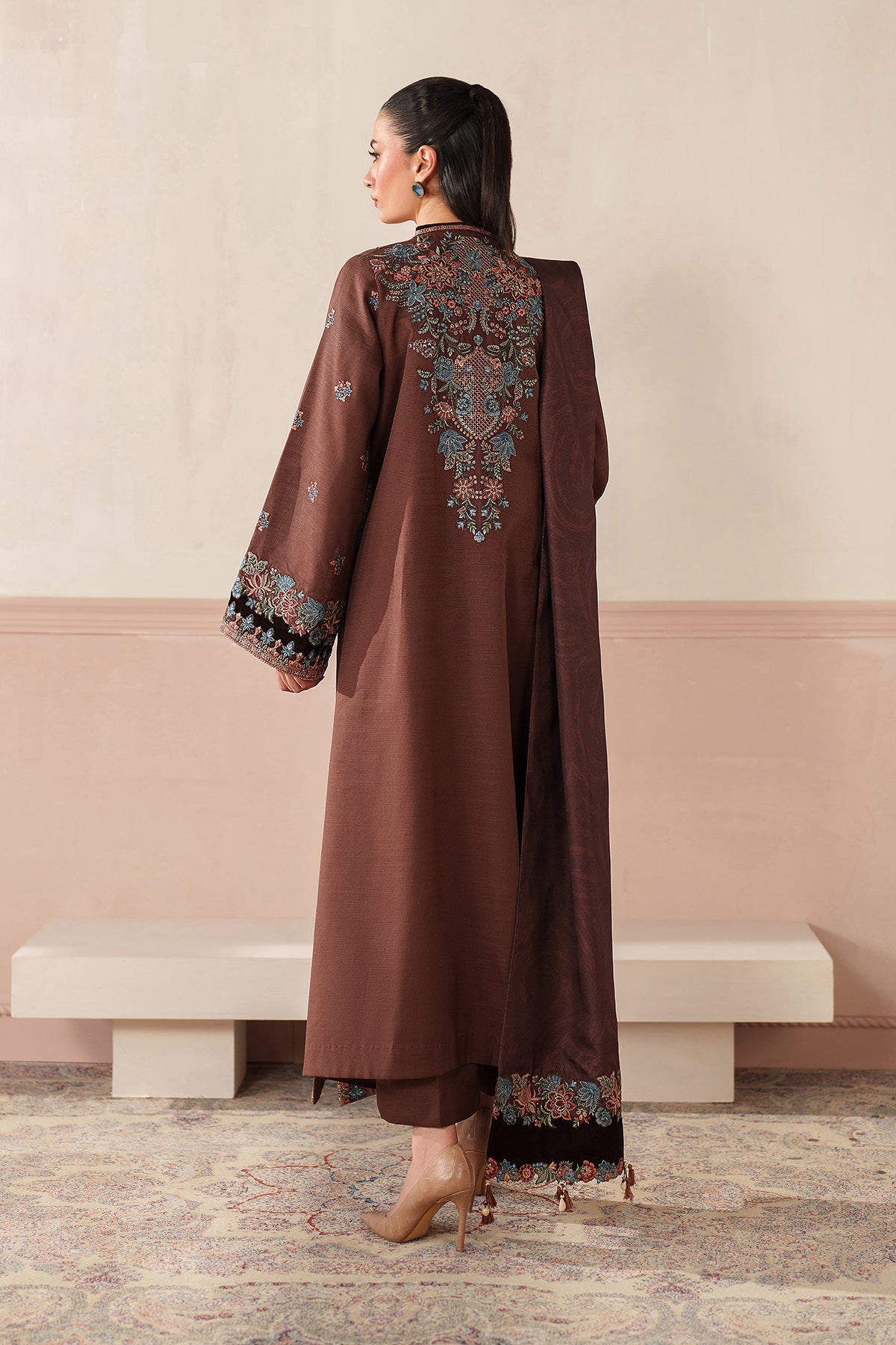 EMBROIDERED KHADDAR PR-1237