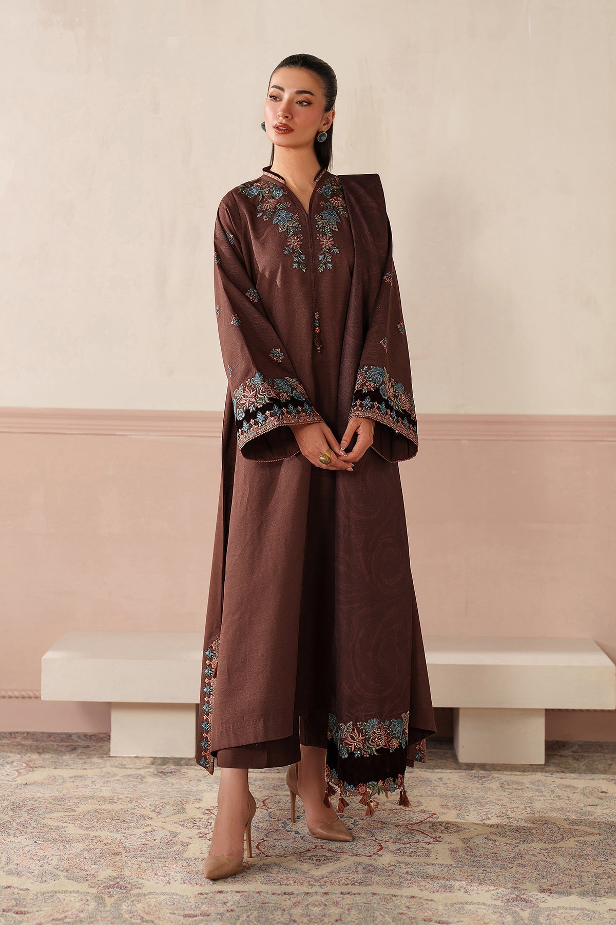 EMBROIDERED KHADDAR PR-1237
