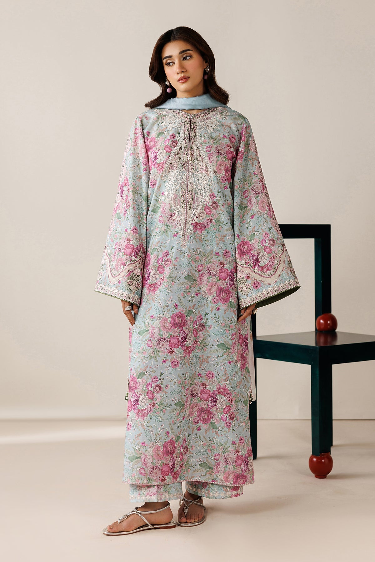 EMBROIDERED PRINTED LAWN PR-1272