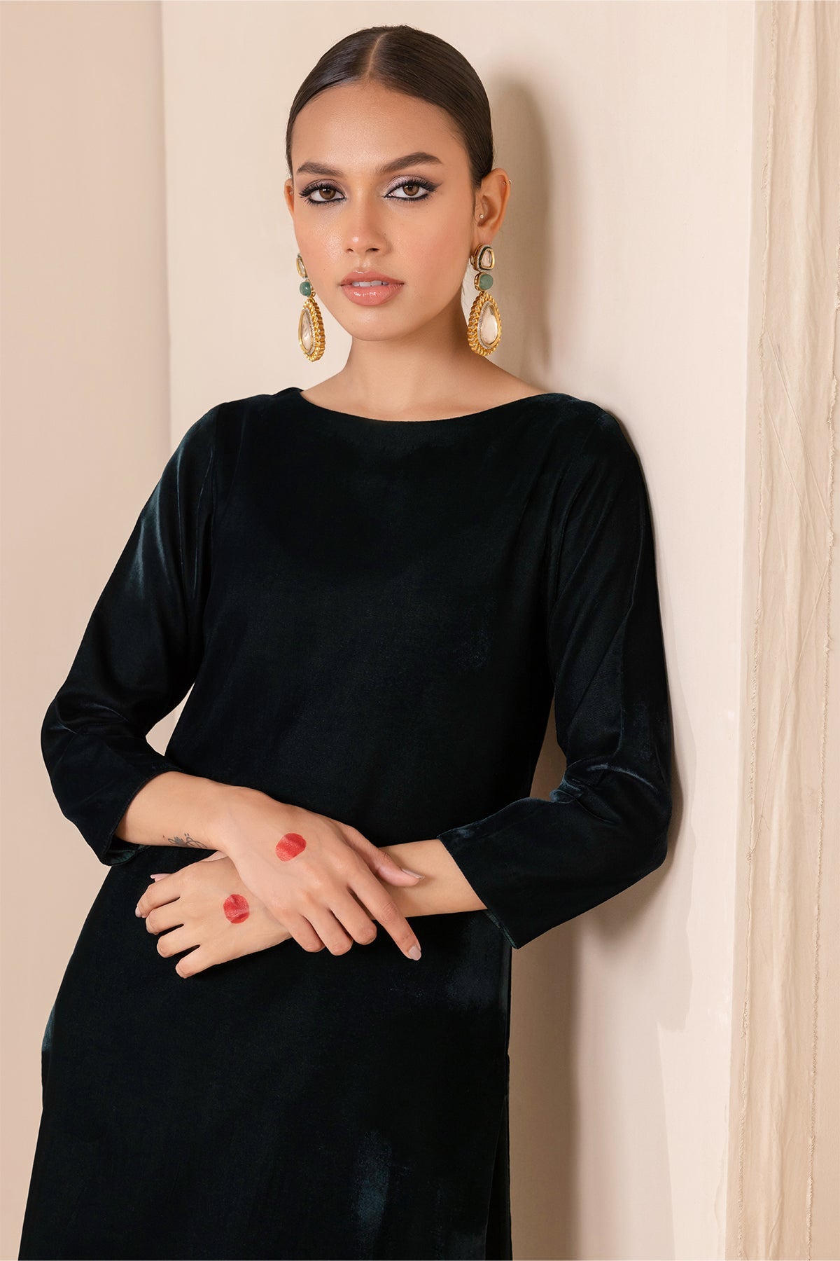 SOLID VELVET SUIT PR-852