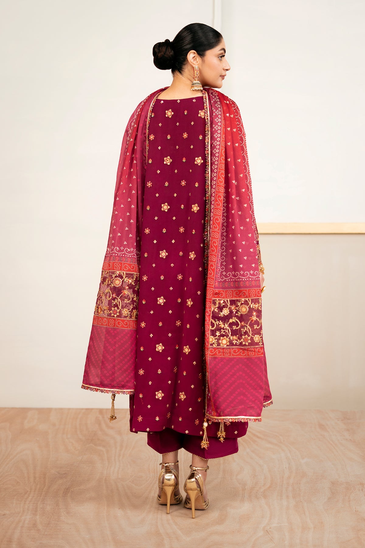 EMBROIDERED CHIFFON PR-1059