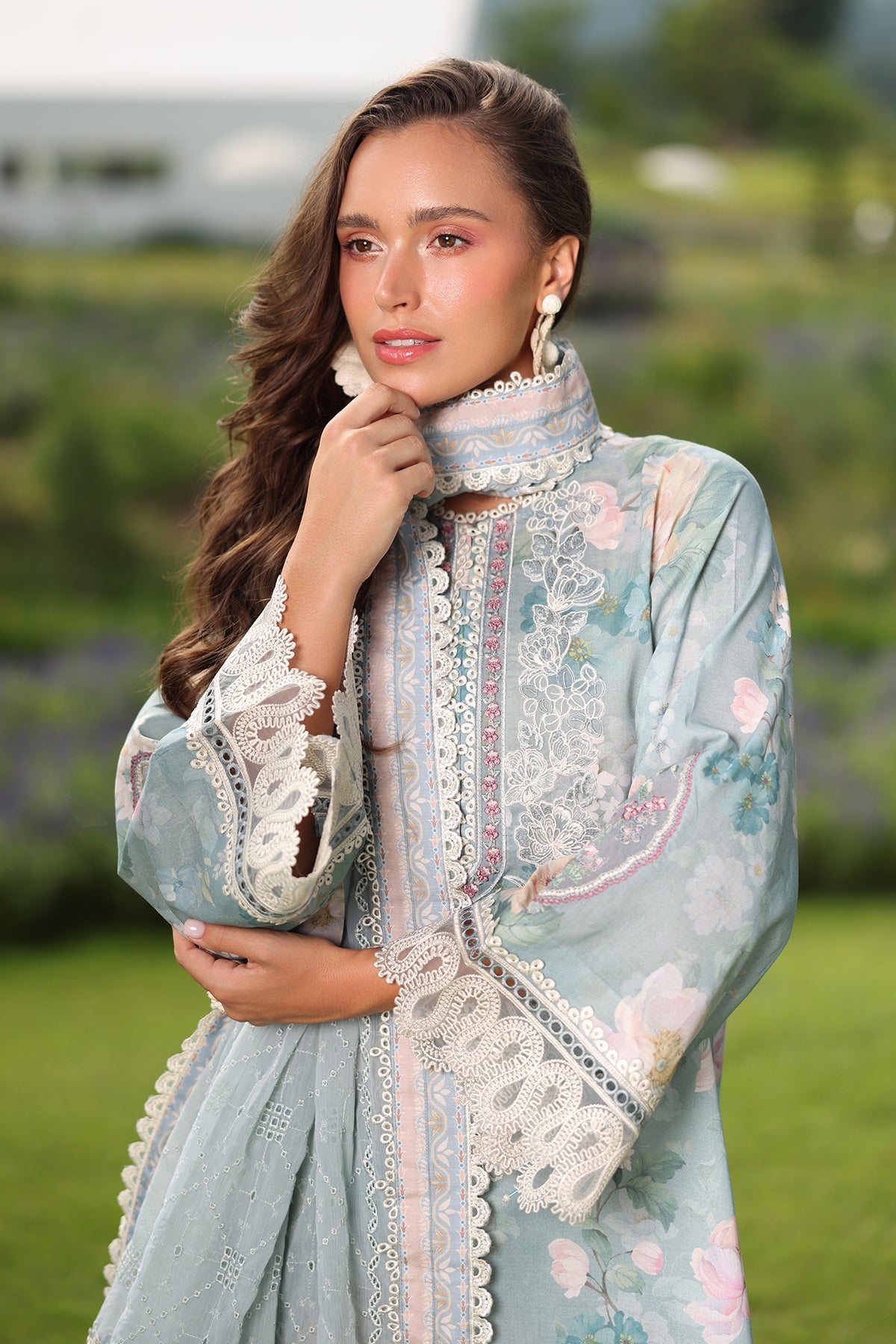 EMBROIDERED LAWN UF-4224