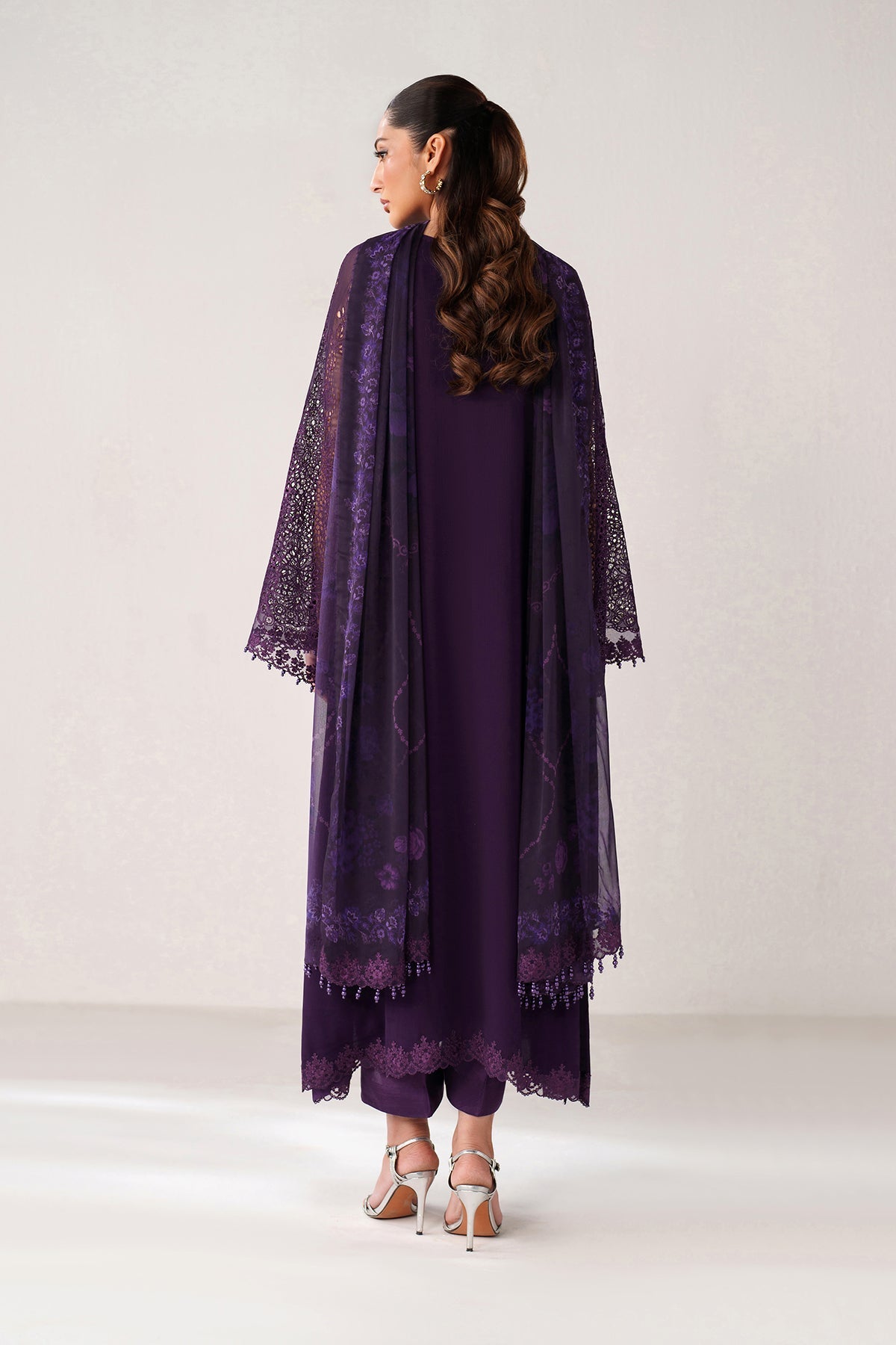 EMBROIDERED CHIFFON PR-1240