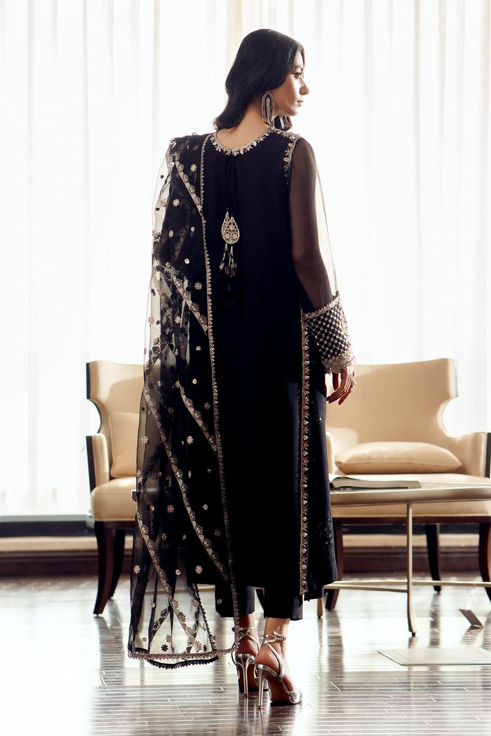 RTW-323 - 3Pc Ready to Wear Premium Khaddi Net Dress