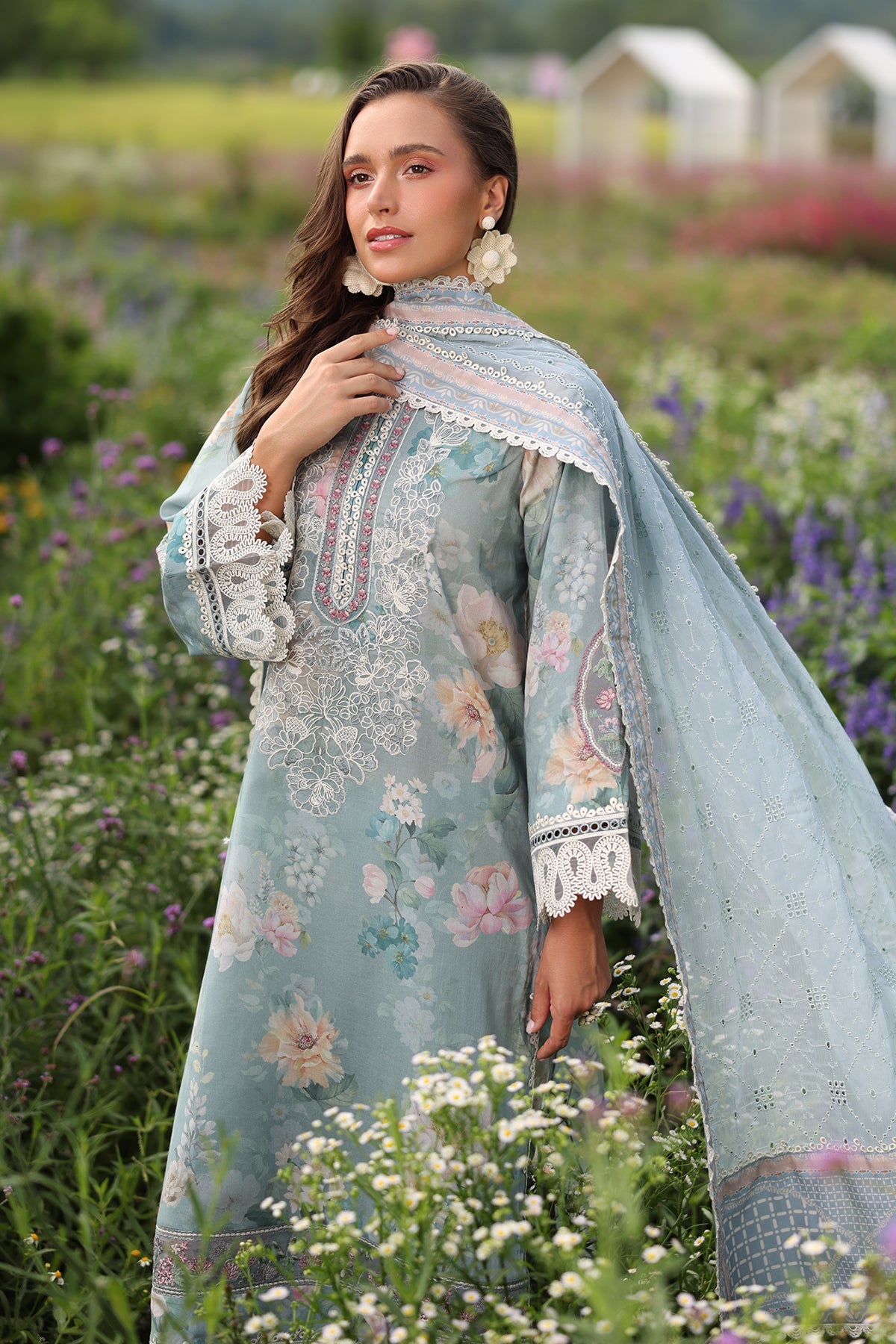 EMBROIDERED LAWN UF-4224