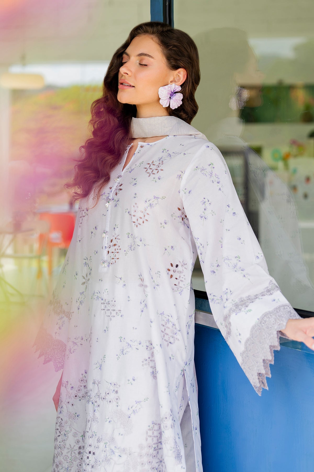 EMBROIDERED LAWN UF-4211