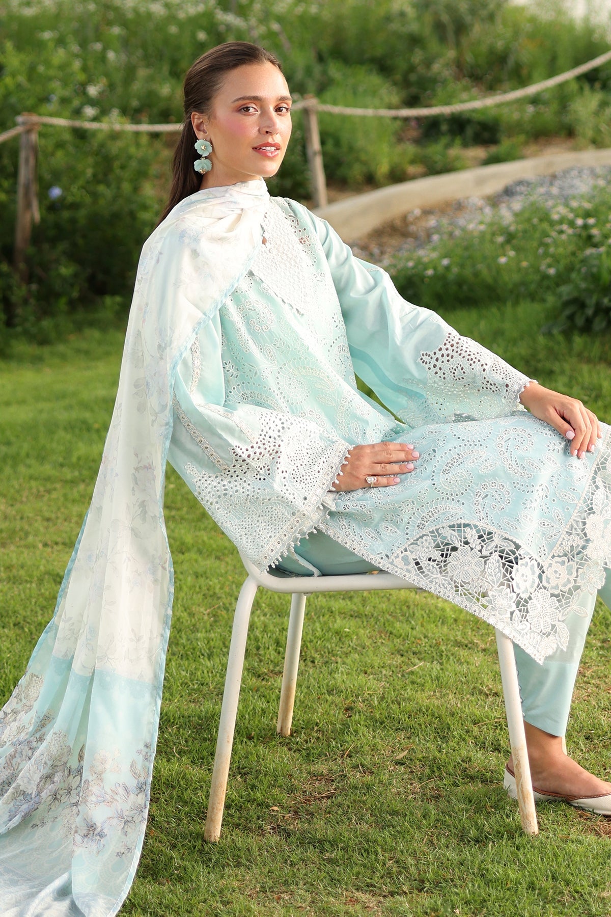 EMBROIDERED LAWN SF-4242