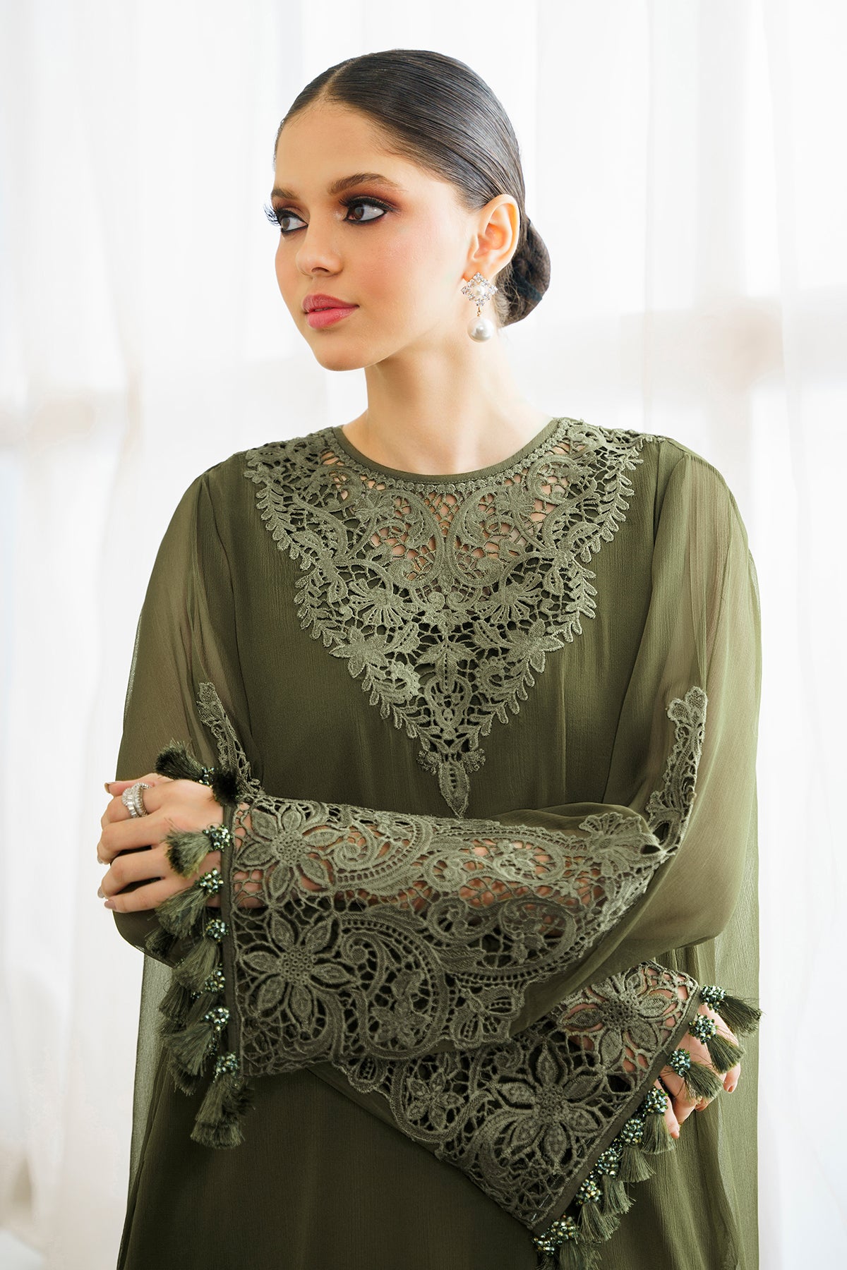 EMBROIDERED CHIFFON PR-902