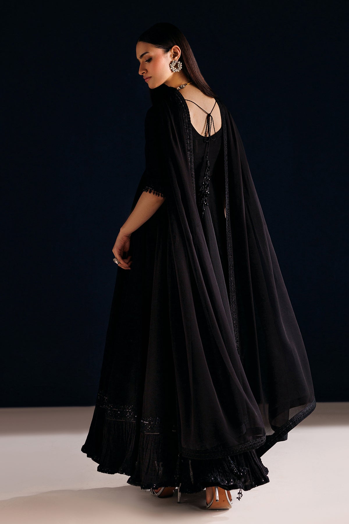 EMBROIDERED CHIFFON PR-1317