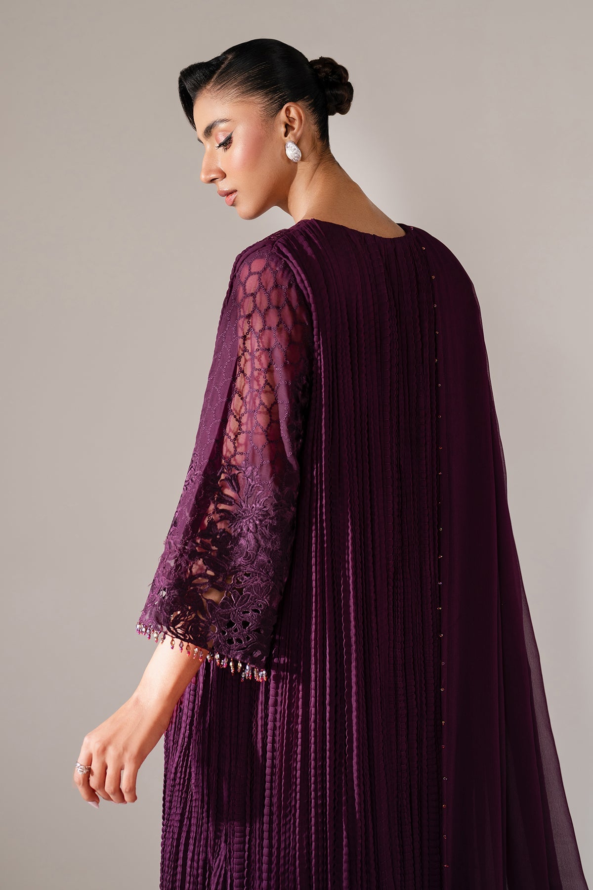 EMBROIDERED CHIFFON PR-1102