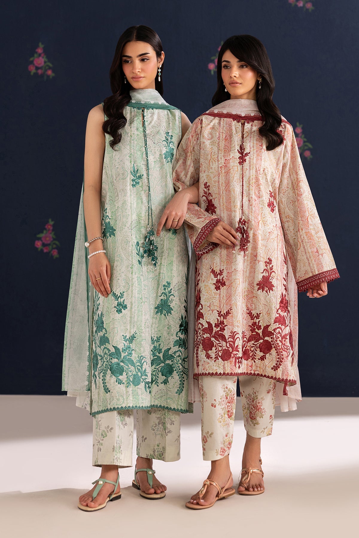 EMBROIDERED LAWN SF-4456